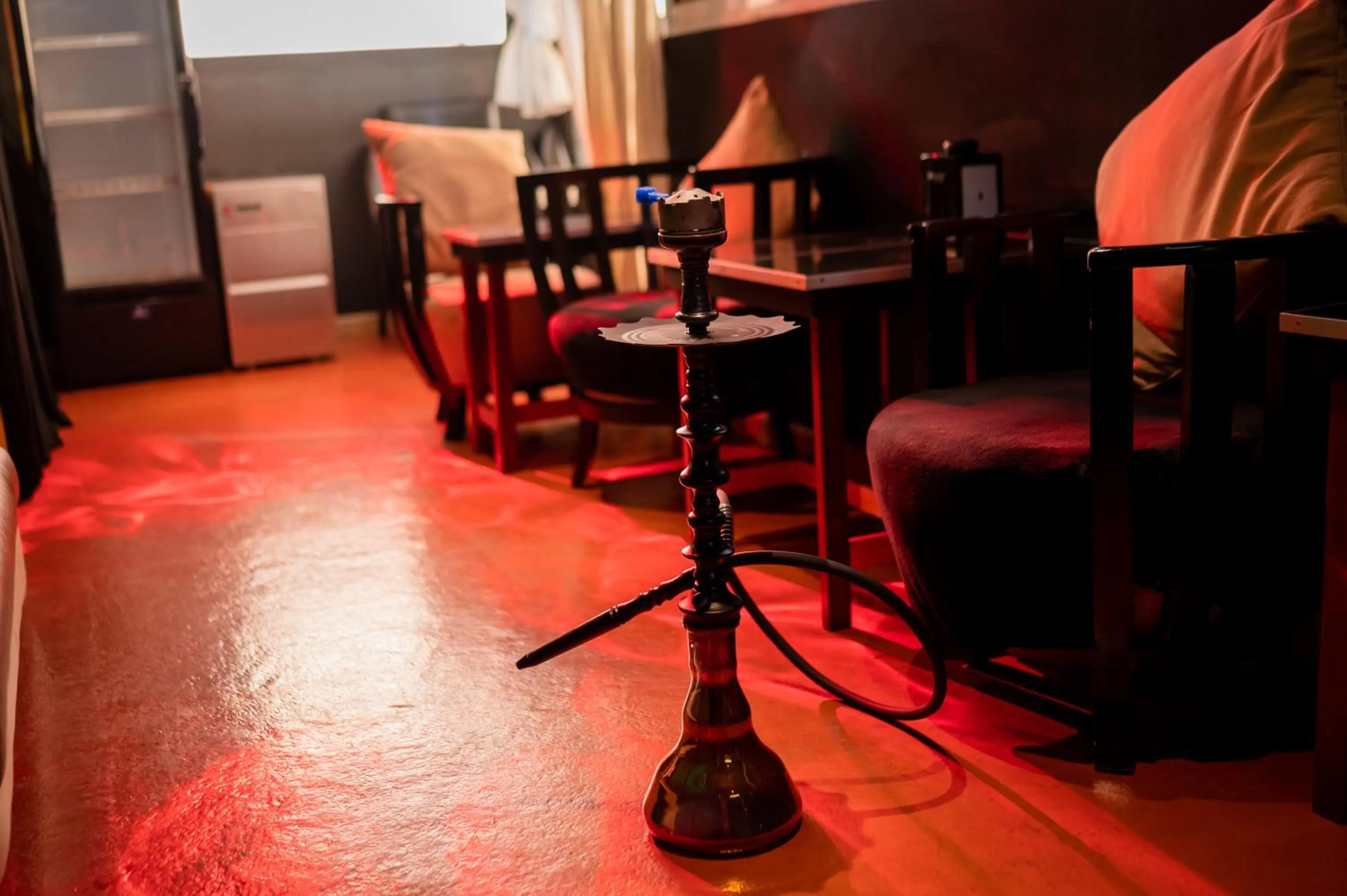 Seating area in ZAN Lodge