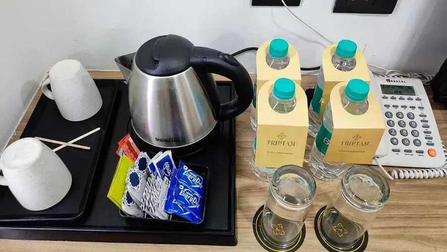 Coffee/tea facilities in Triptam Vrindavan