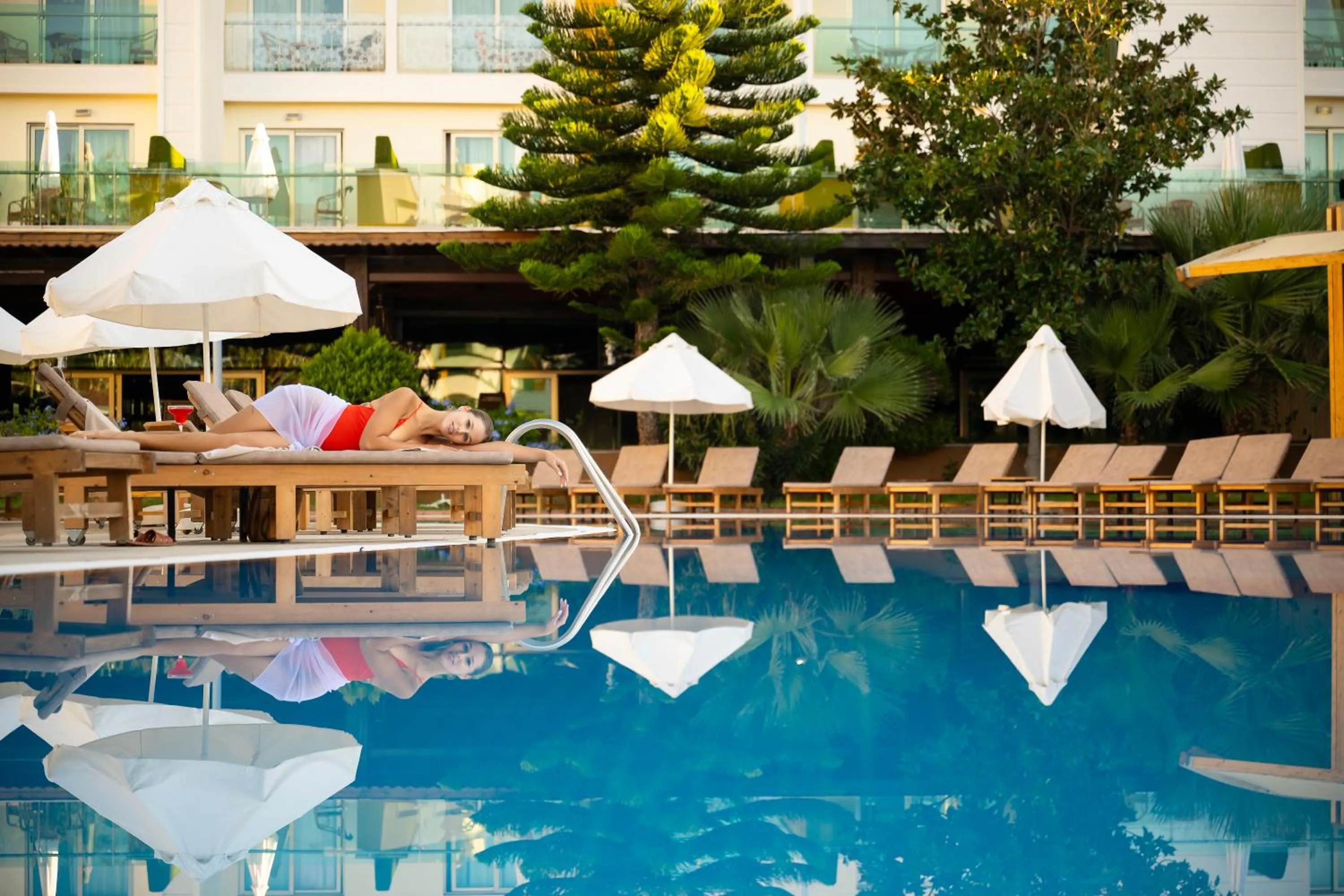 Swimming pool in Alan Xafira Deluxe Resort & Spa-ULTRA ALL INCLUSIVE