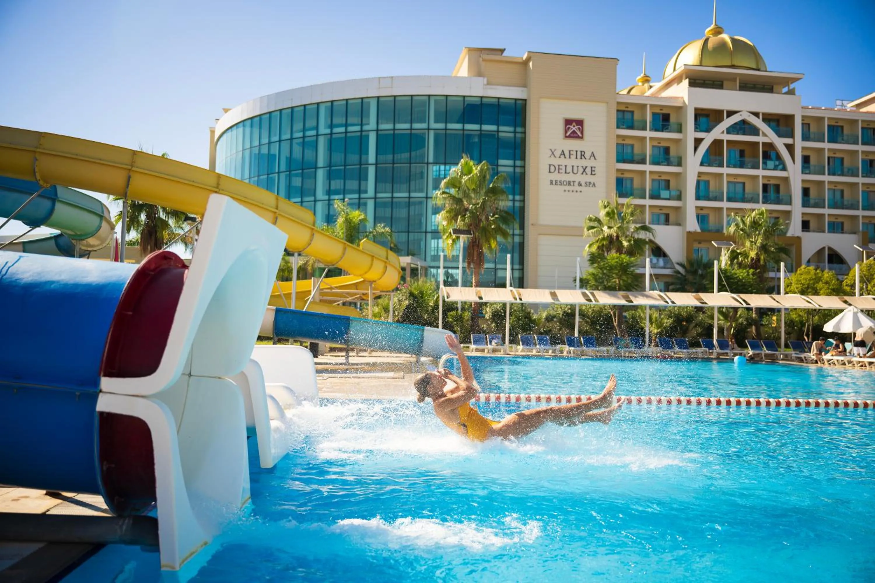 Swimming pool in Alan Xafira Deluxe Resort & Spa-ULTRA ALL INCLUSIVE