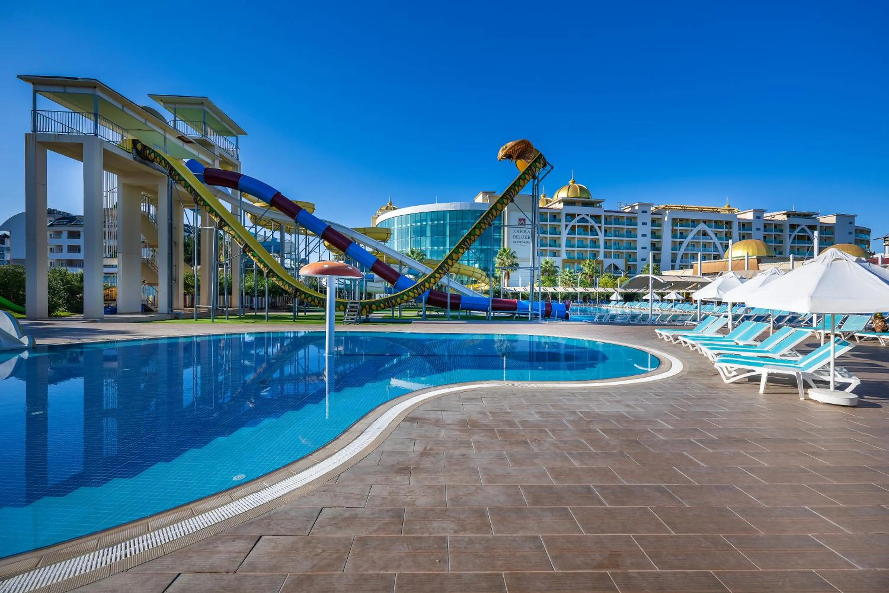 Swimming pool in Alan Xafira Deluxe Resort & Spa-ULTRA ALL INCLUSIVE
