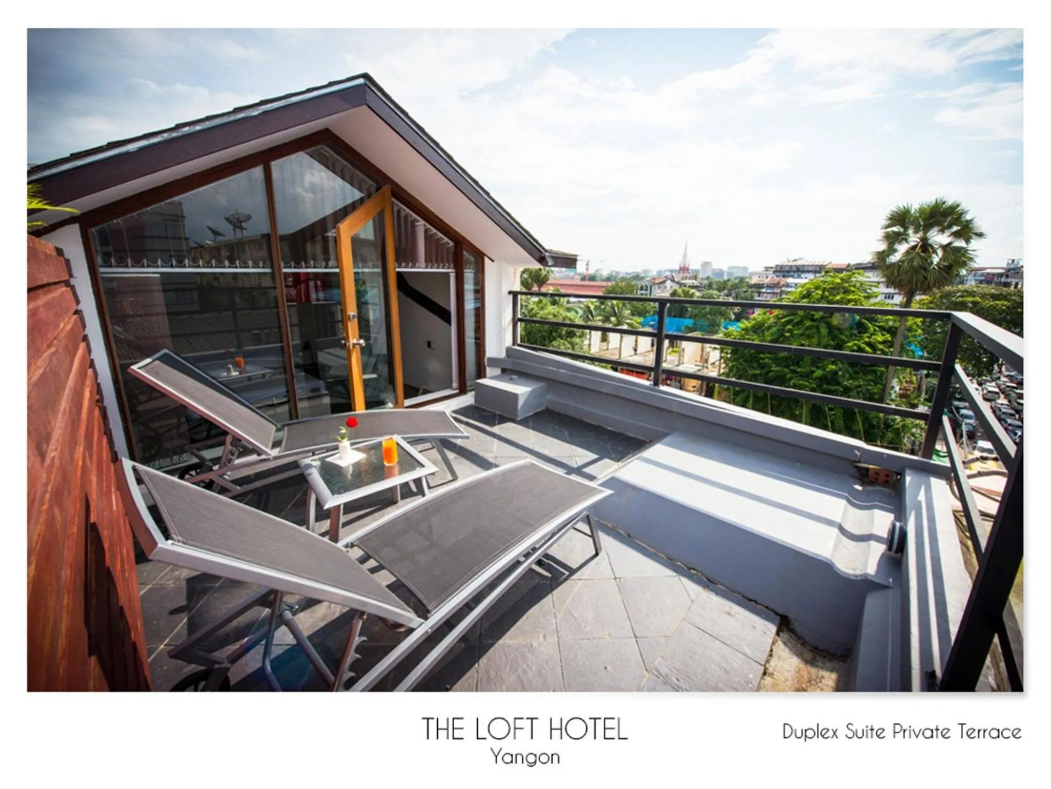 Balcony/Terrace in The Loft Hotel Downtown Yangon