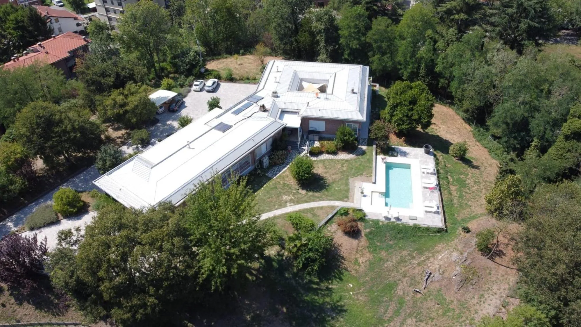 Bird's eye view in Villa Silvia Olivetti