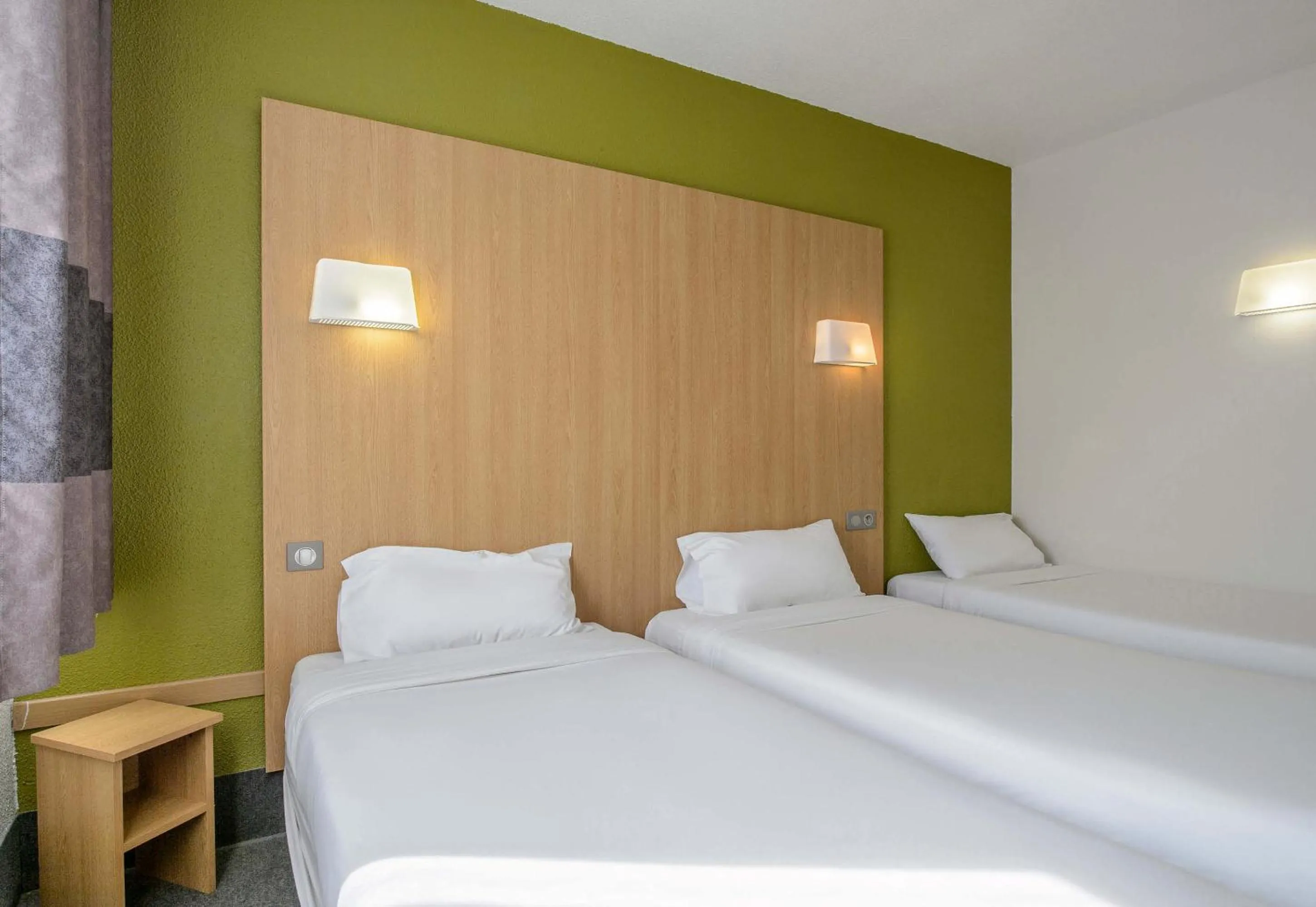 Bedroom, Bed in B&B HOTEL Nîmes Ville Active, parking sécurisé gratuit