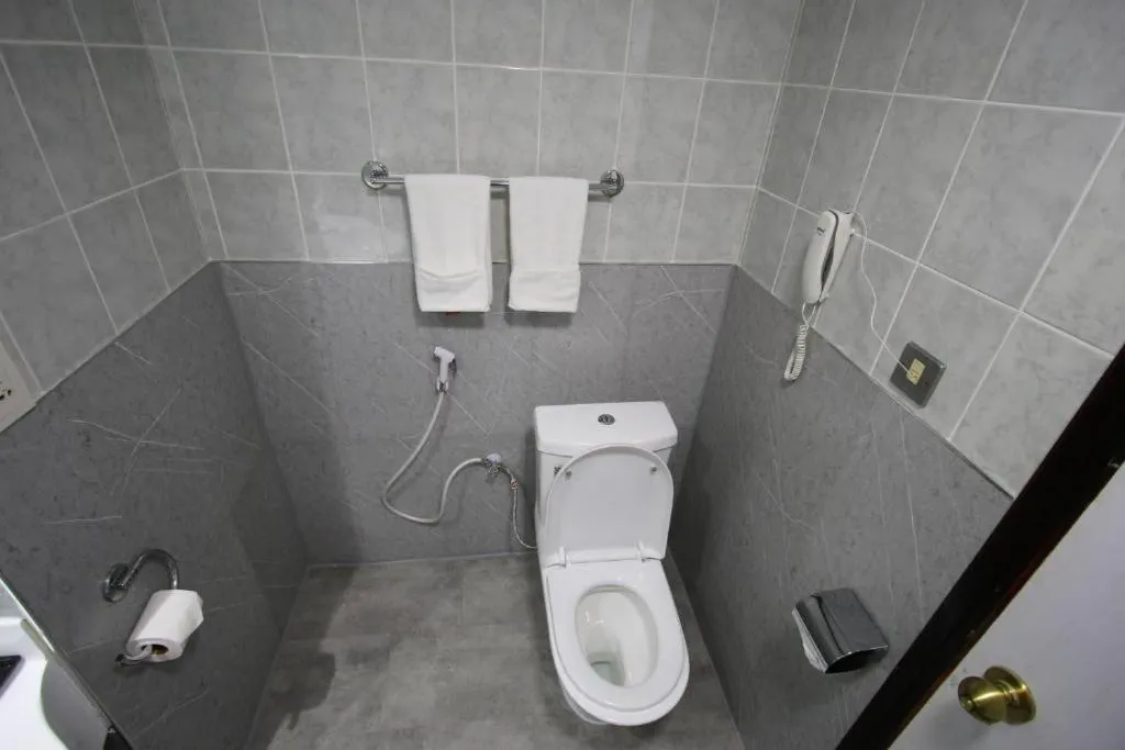 Toilet in Knight Armour Hotel