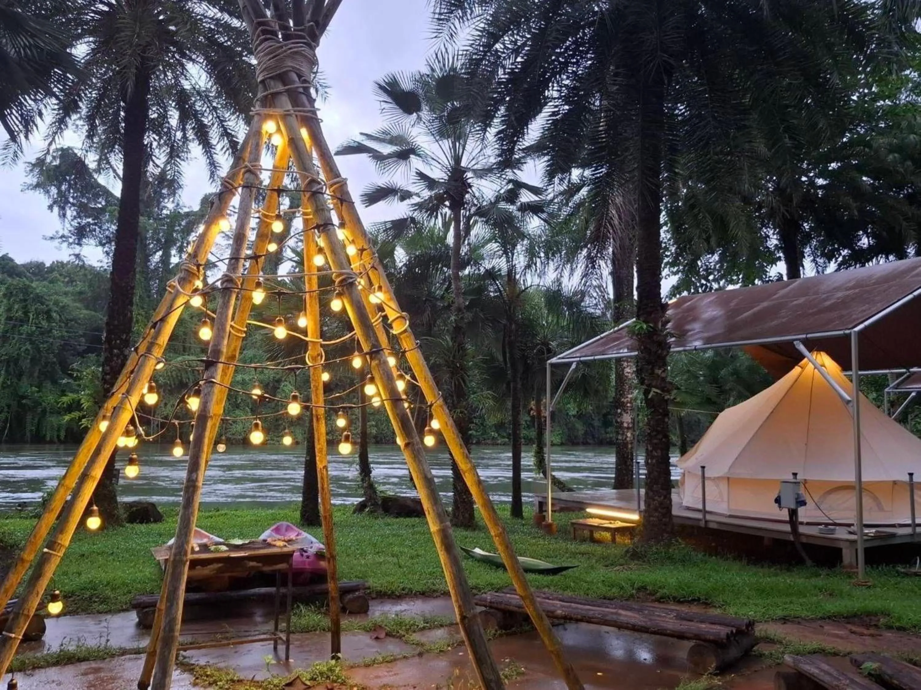 Natural landscape in Puprai Tarnnarm Resort