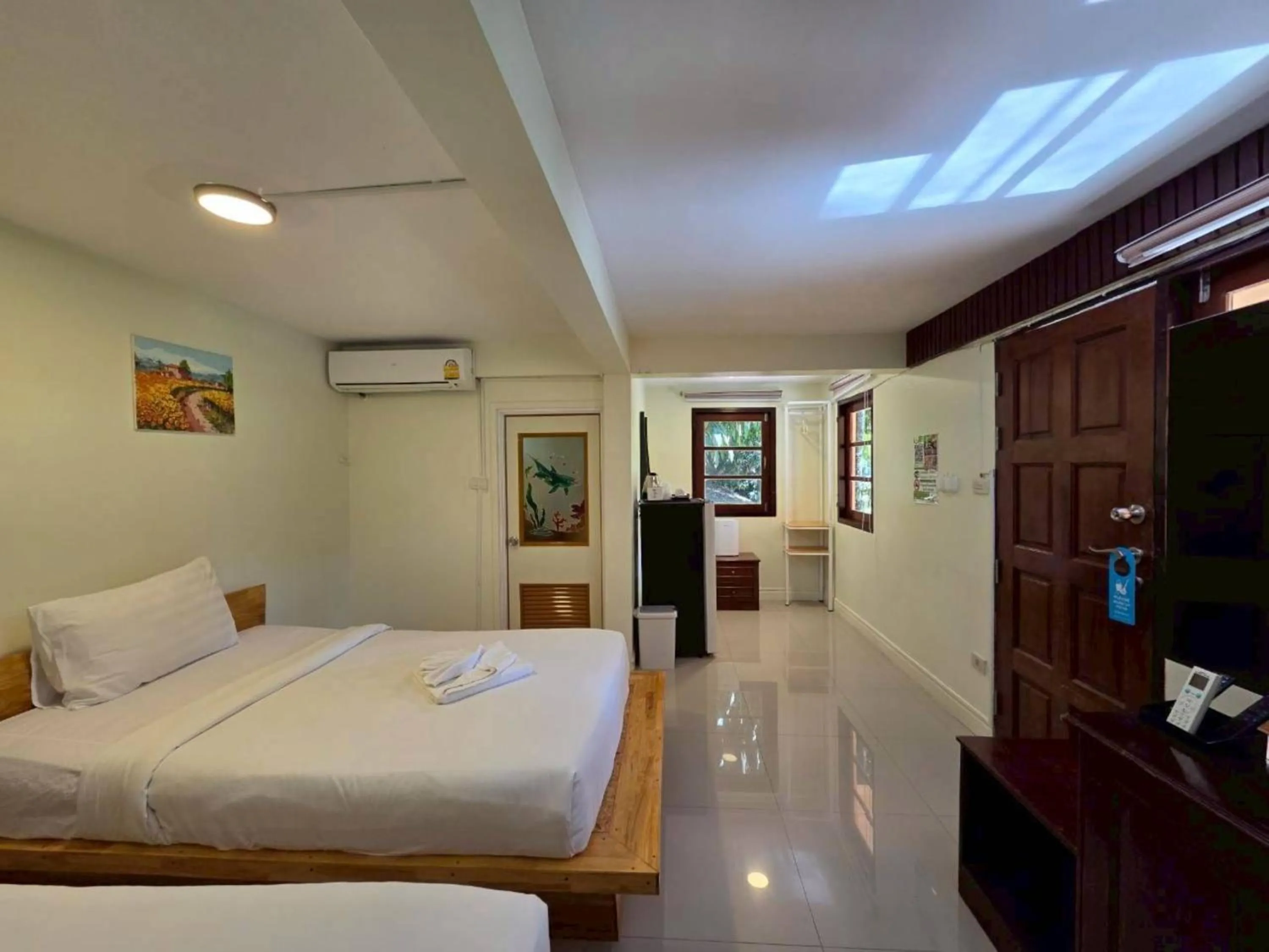 Bed in Puprai Tarnnarm Resort