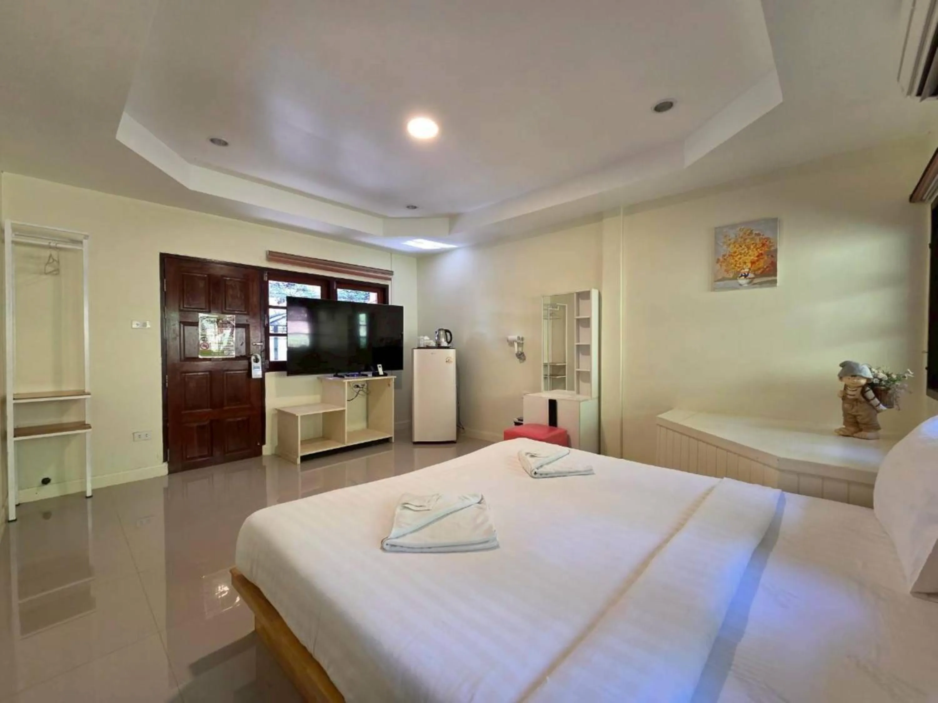 Bed in Puprai Tarnnarm Resort