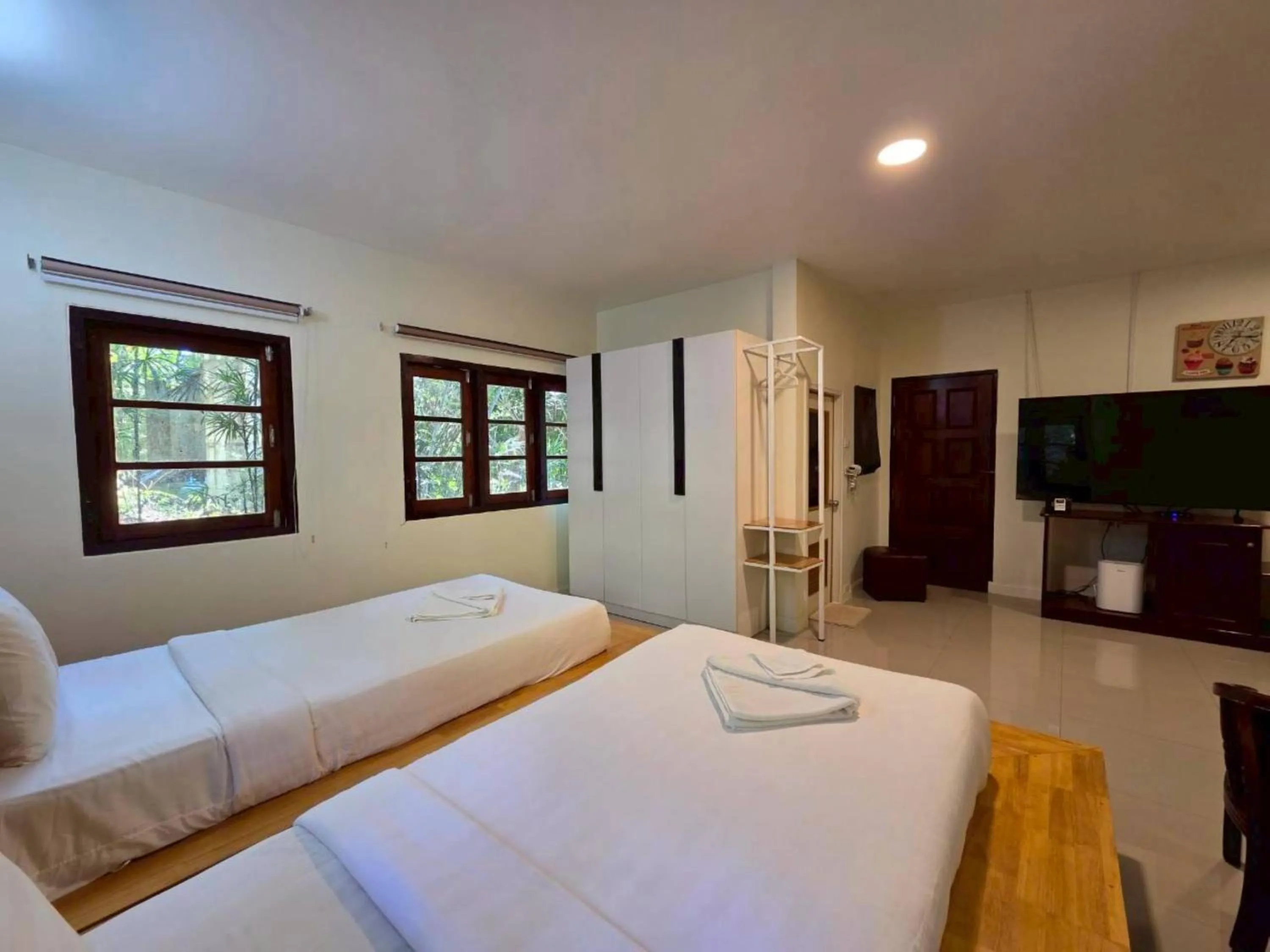 Bed in Puprai Tarnnarm Resort