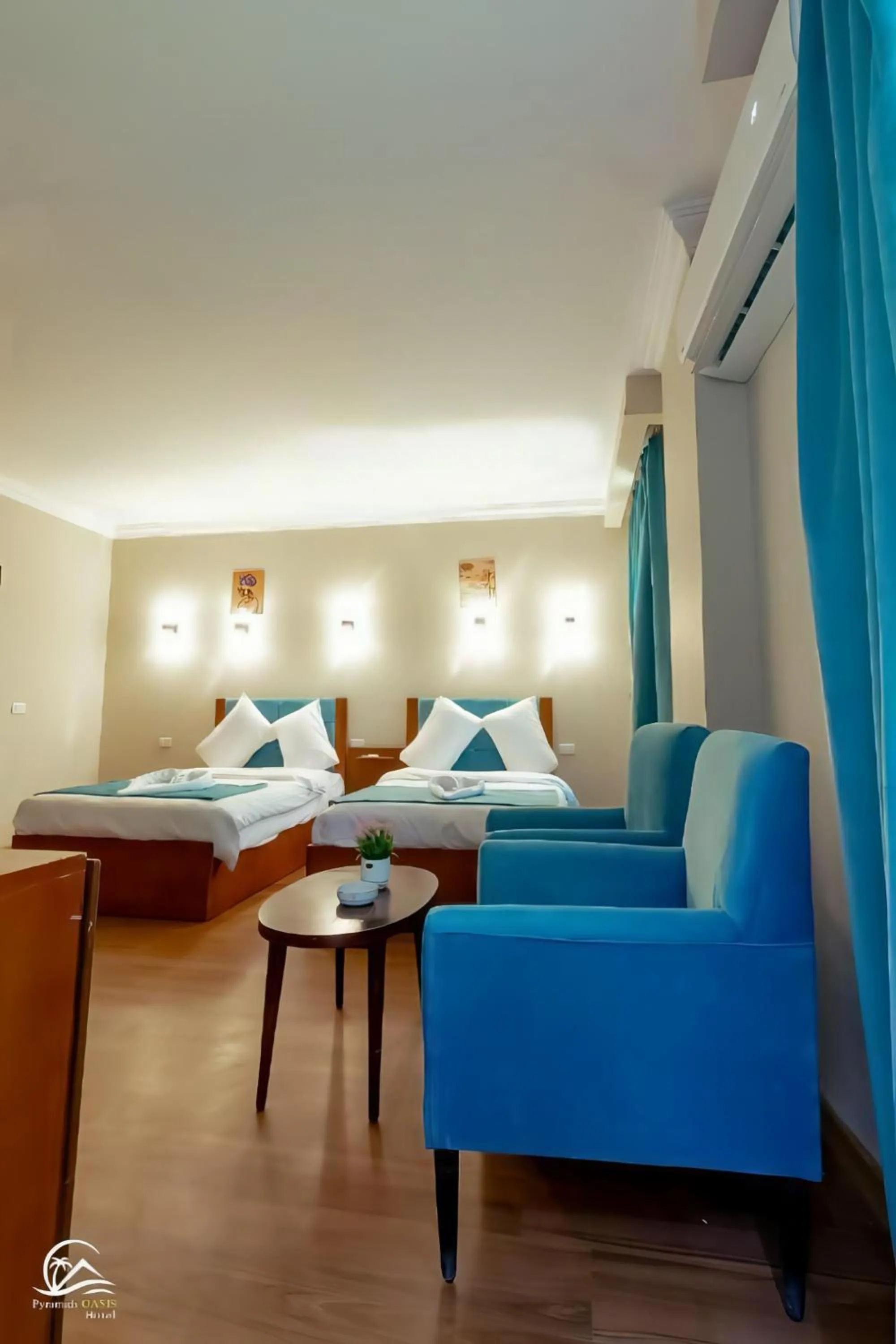 Superior Twin Room with Garden View in Pyramids Chillout Hotel