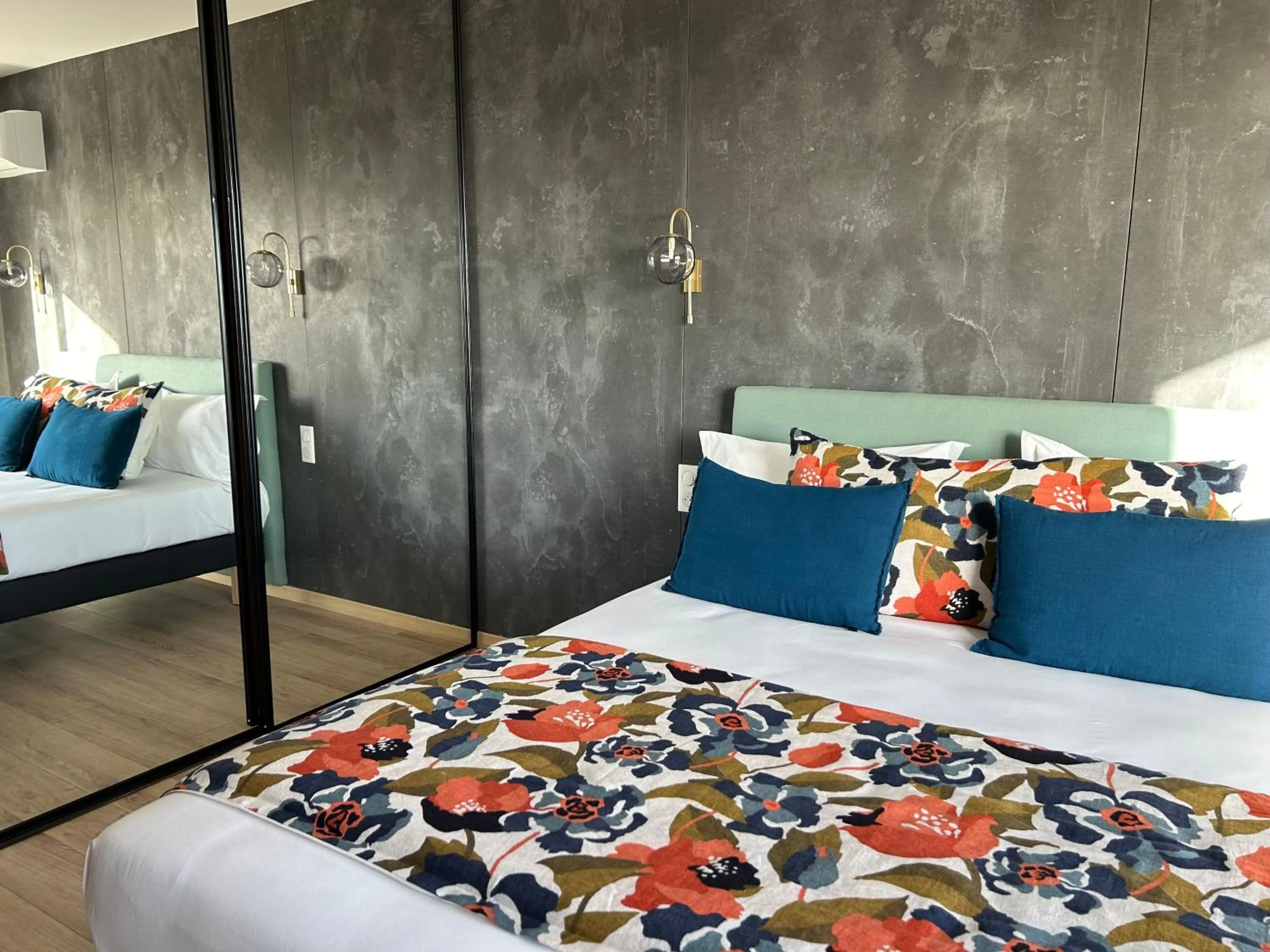 Bed in Hôtel Casa Matteu