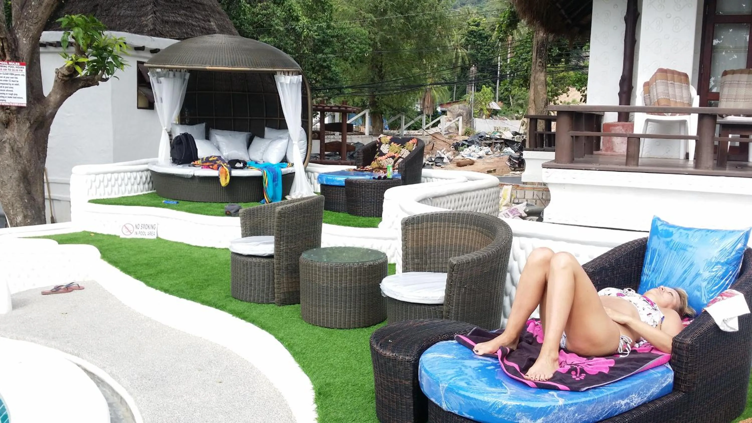 Garden in Clear View Resort