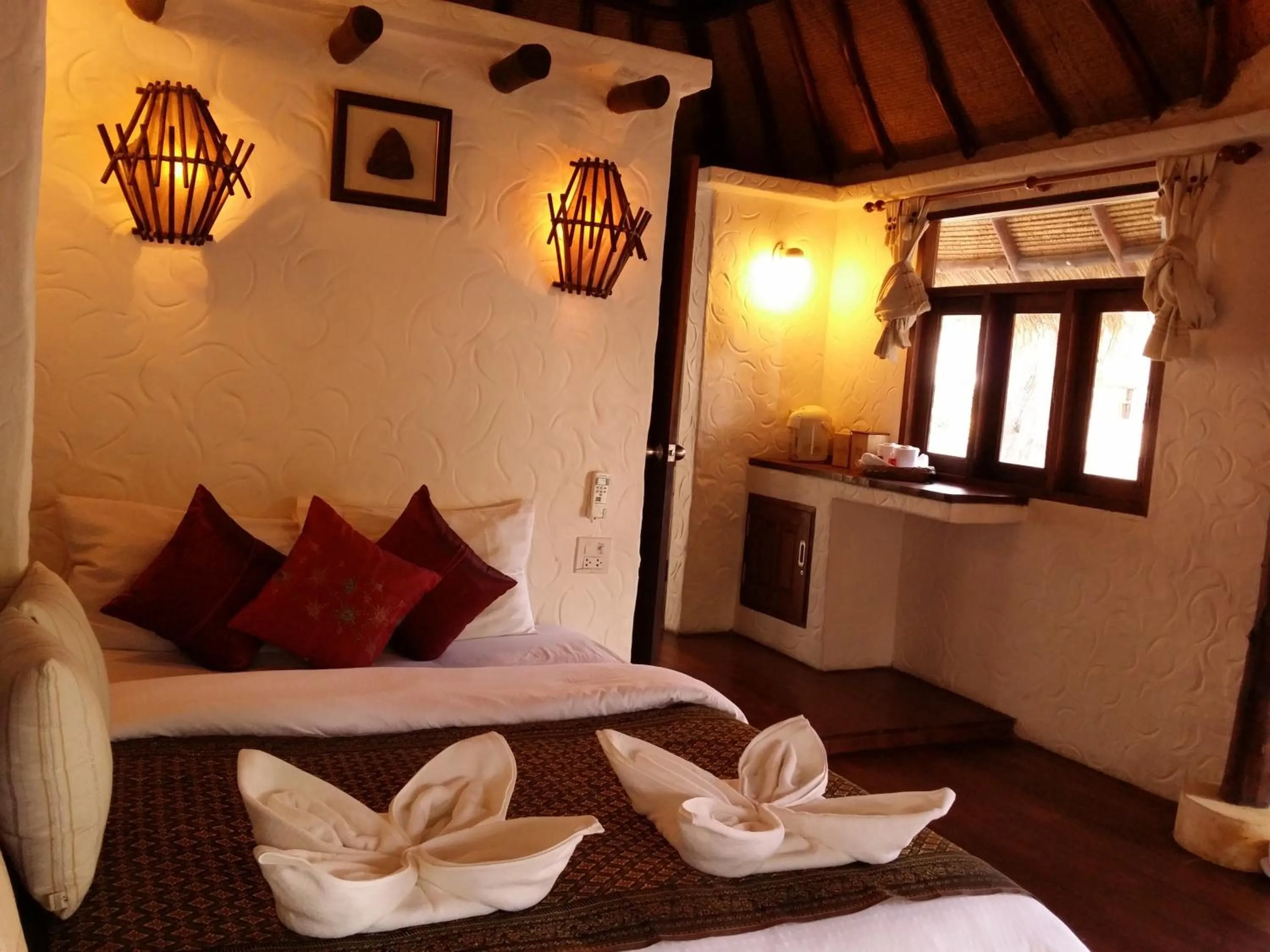 Bed in Clear View Resort