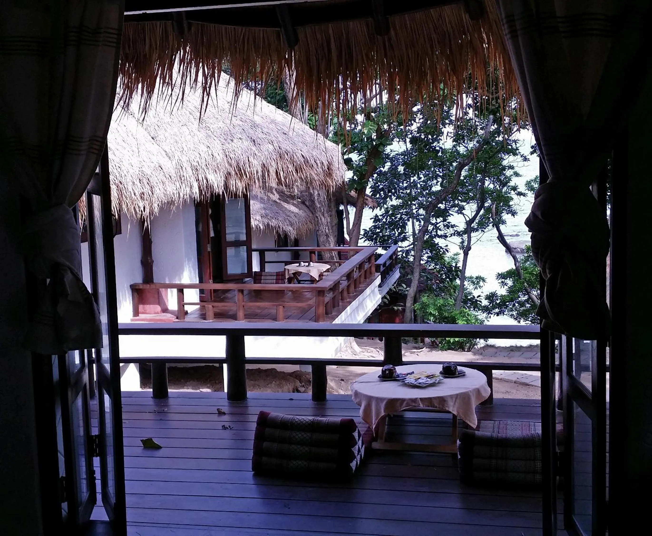 Patio in Clear View Resort