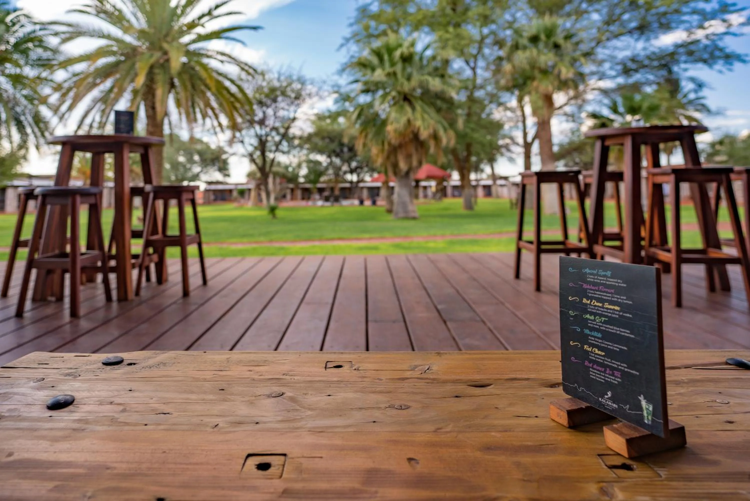 Garden in Gondwana Kalahari Anib Lodge