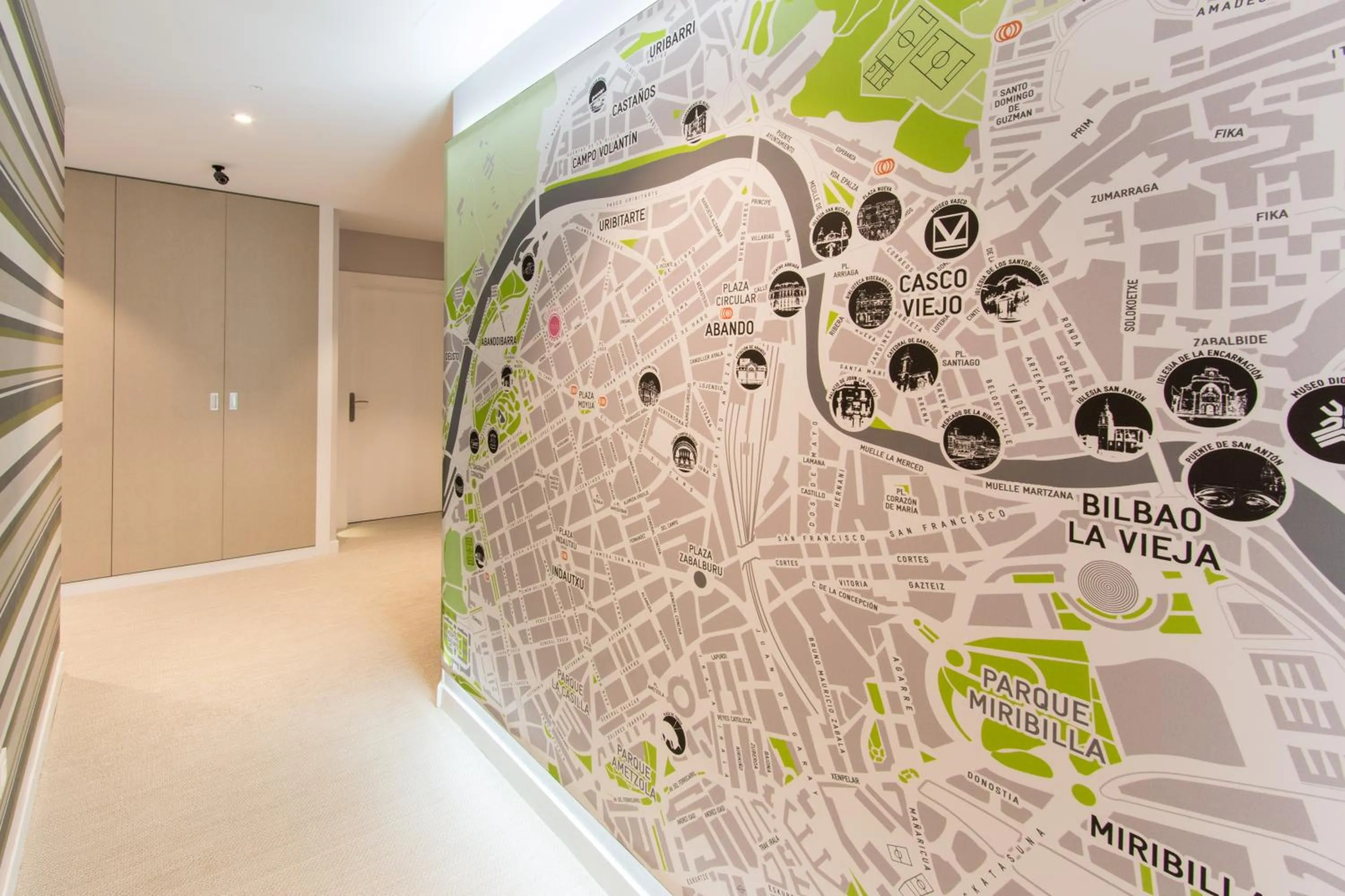 Lobby or reception in Bilbao City Rooms