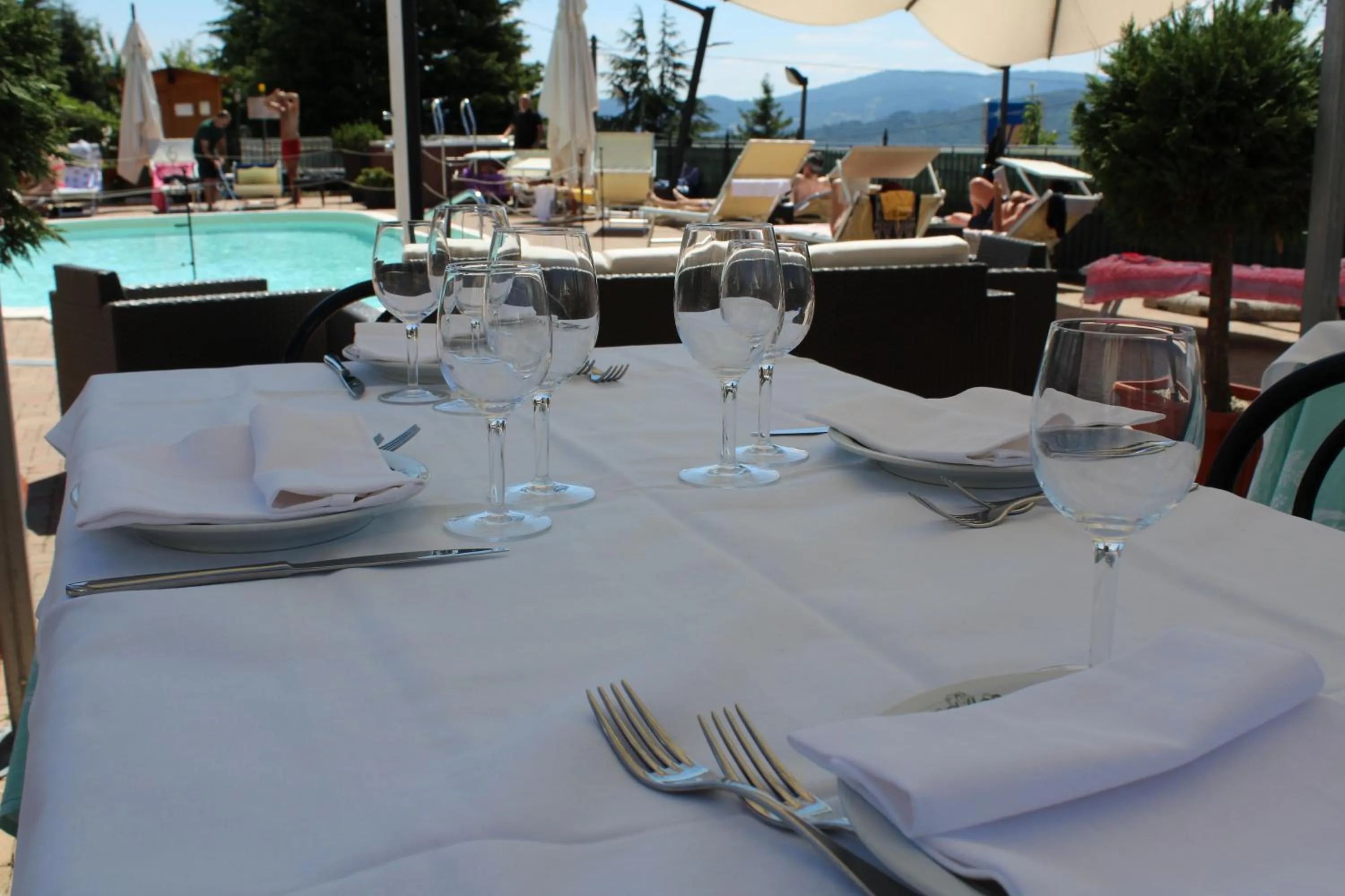 Garden in Albergo Ristorante Miramonti Toano