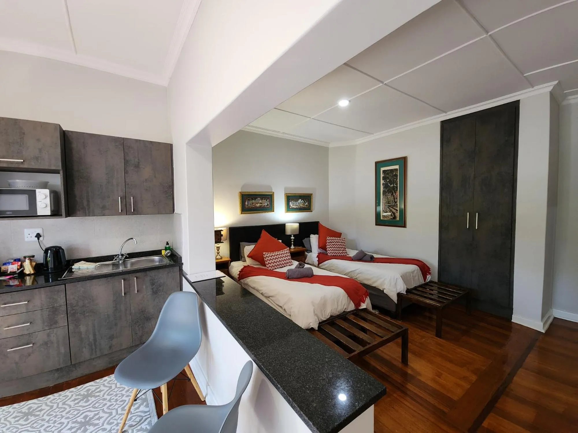 Bed in Homestead Bed and Breakfast