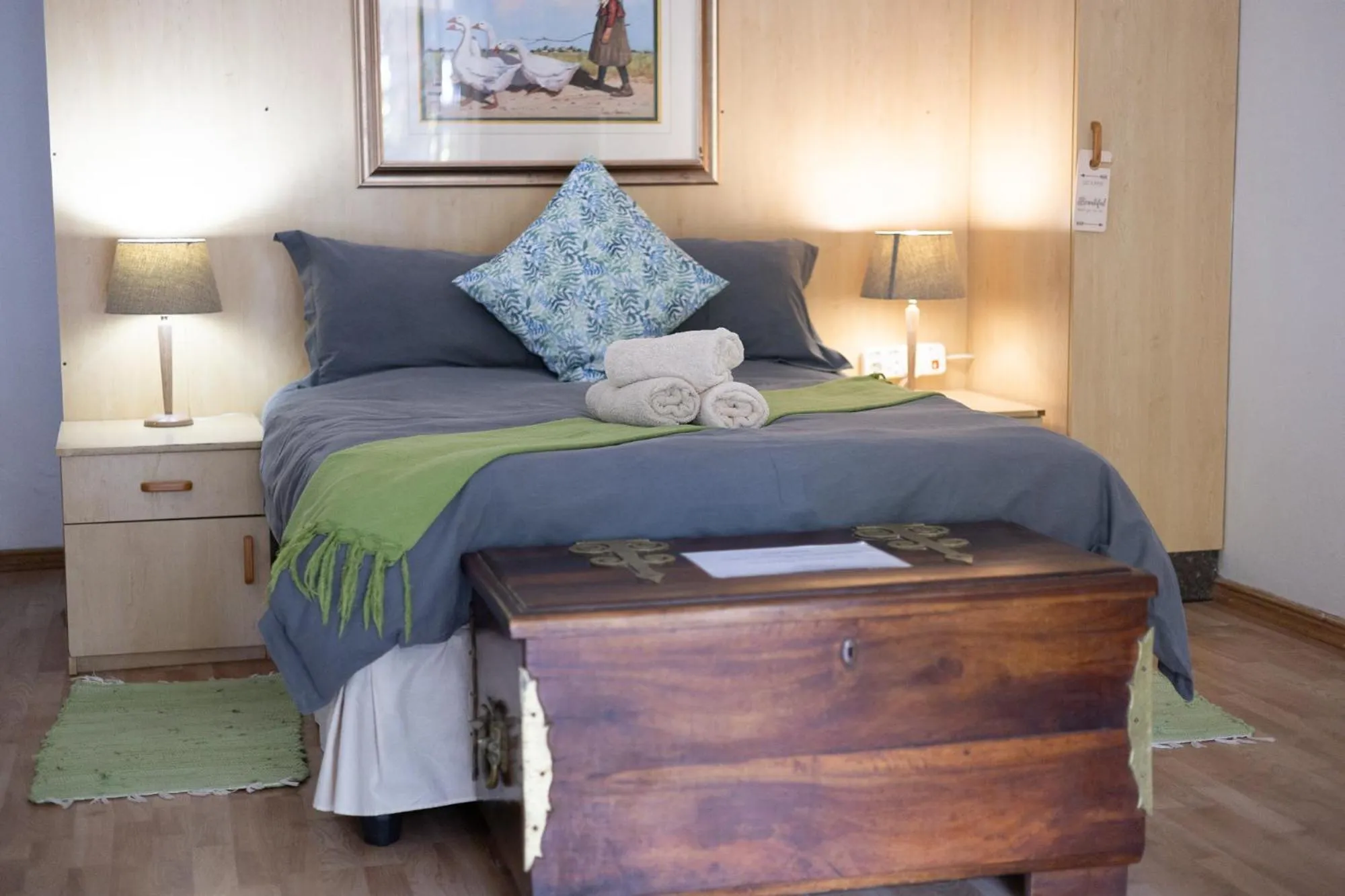 Bed in Homestead Bed and Breakfast