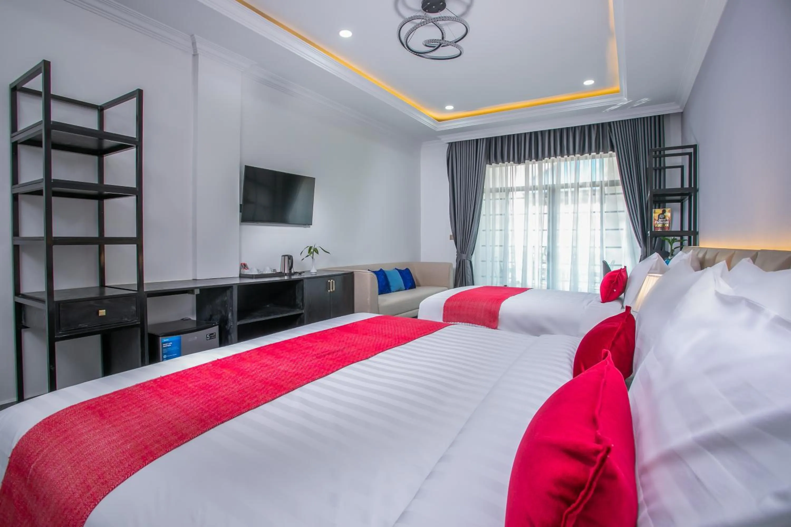 Bed in Cambana Poipet Hotel