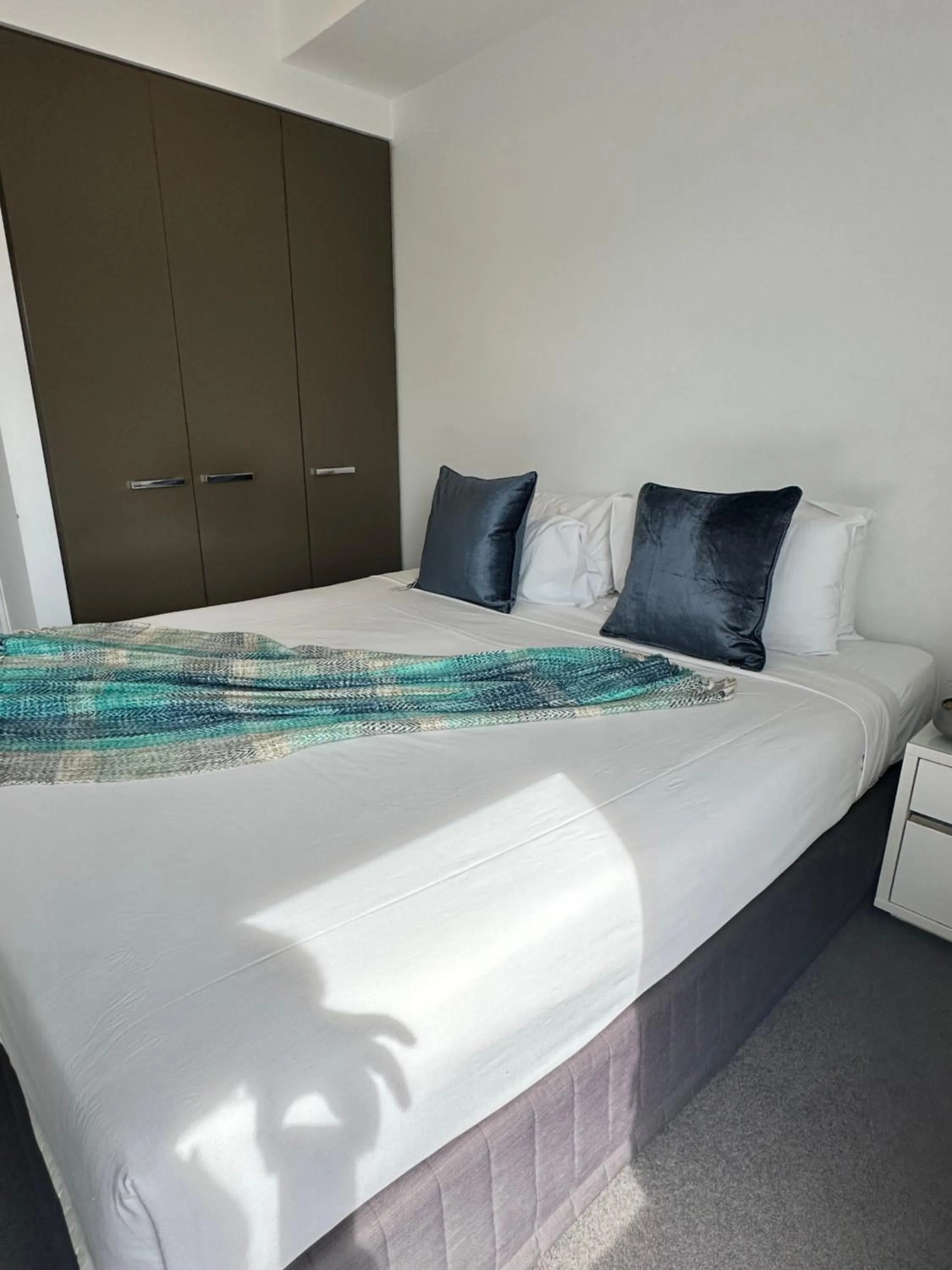 Bedroom, Bed in Adele Apartment Hotel East Melbourne