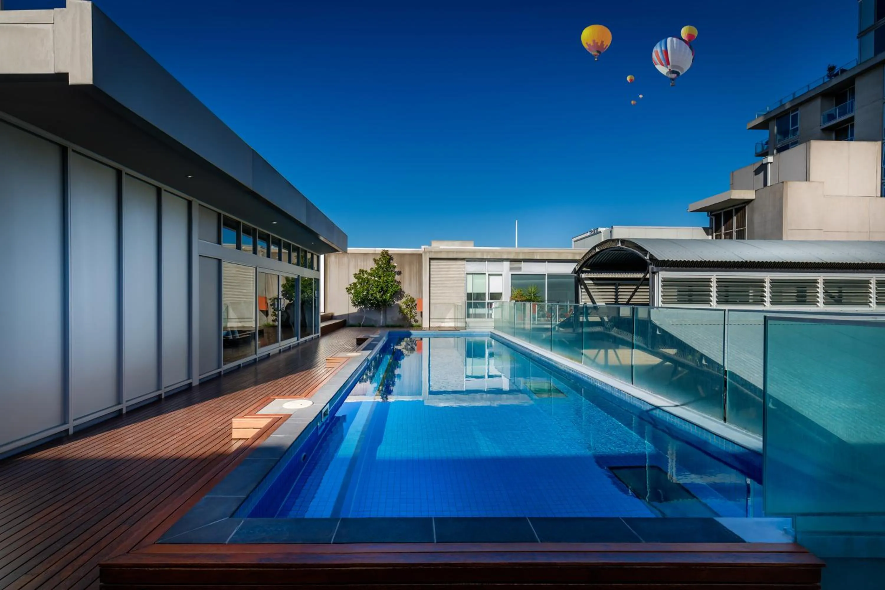 Swimming pool in Adele Apartment Hotel East Melbourne