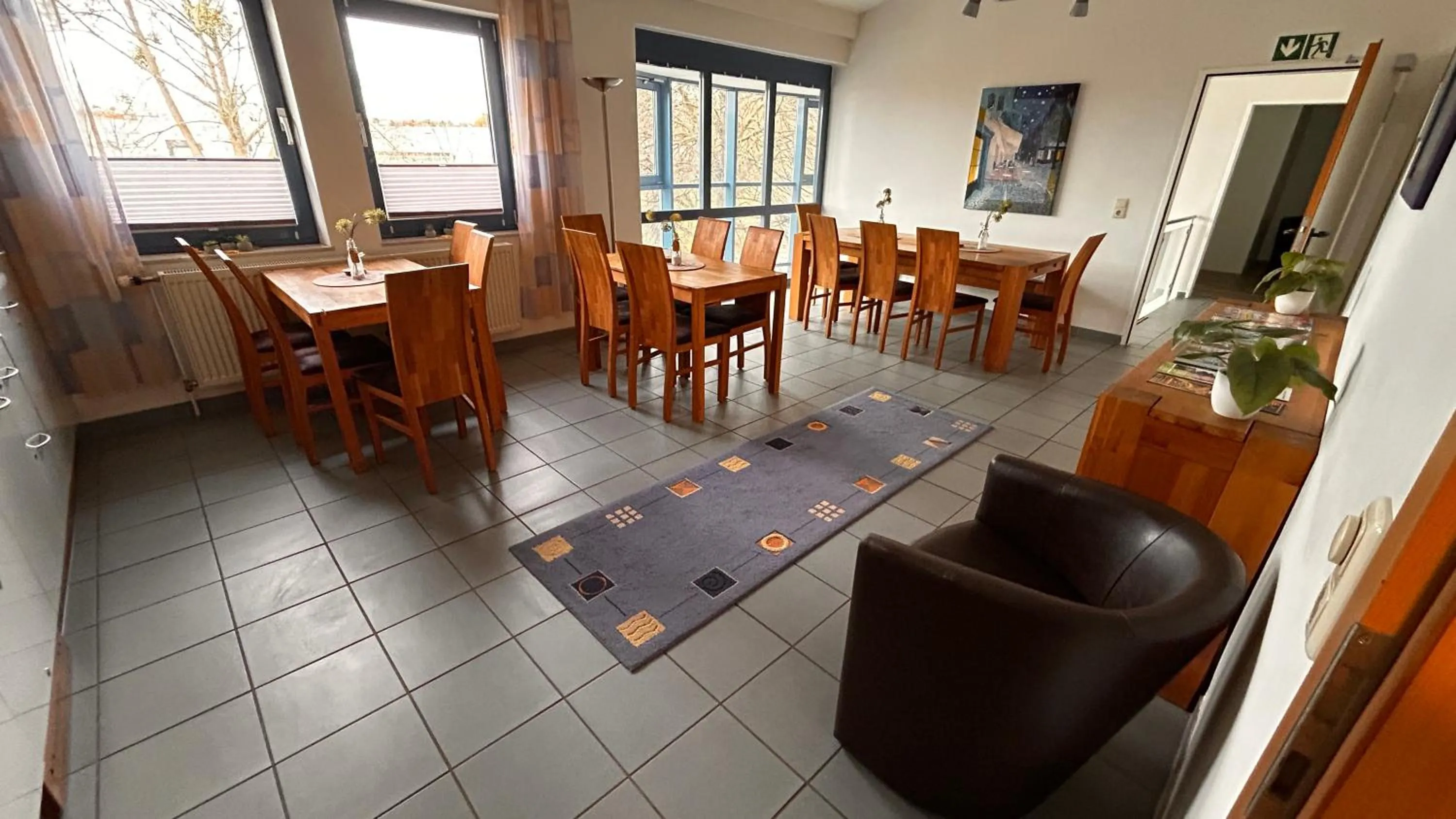 Communal lounge/ TV room in Hotel Gästehaus Linden