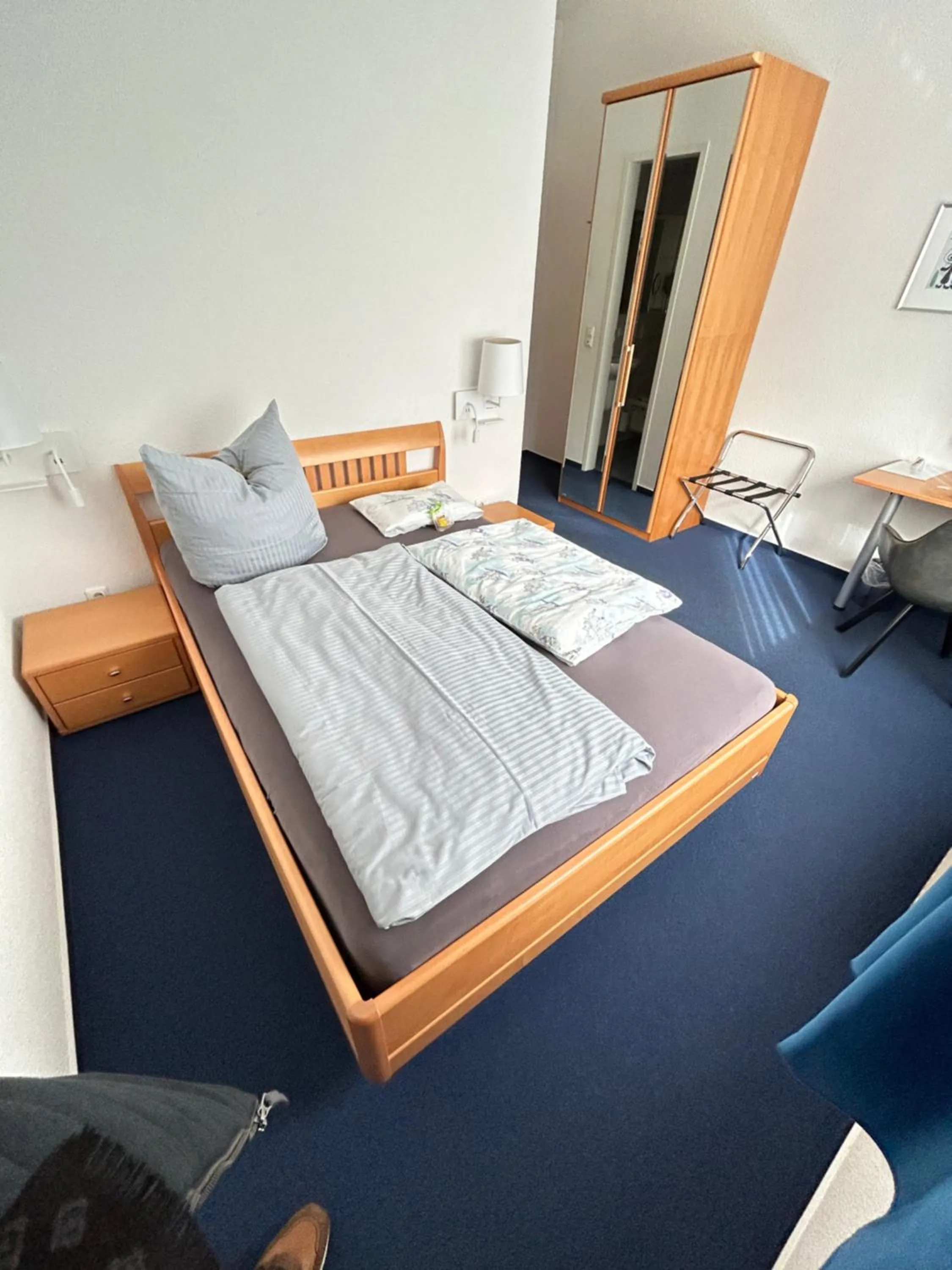 children, Bed in Hotel Gästehaus Linden