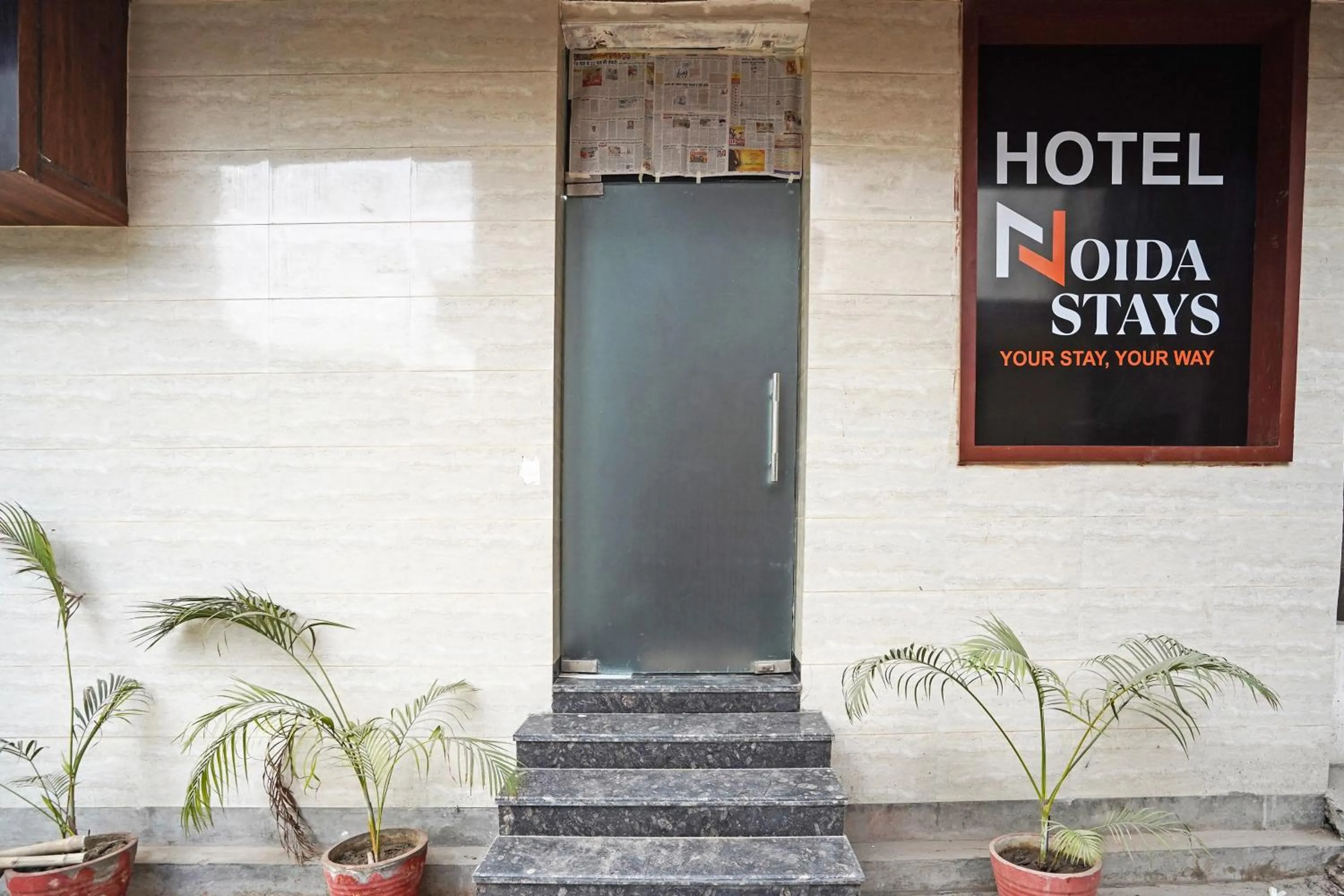 Facade/entrance in Hotel O Noida Stays
