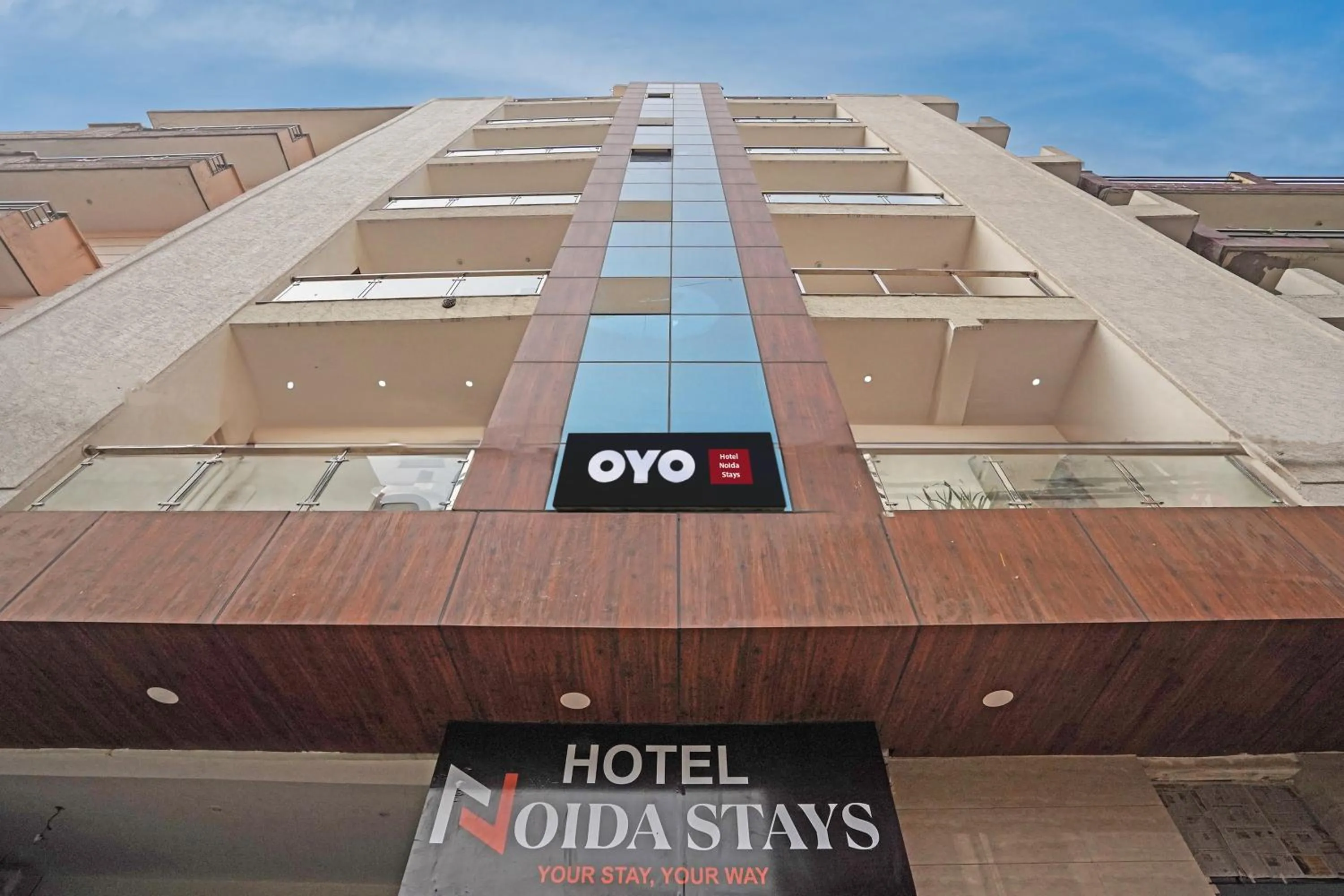 Facade/entrance in Hotel O Noida Stays