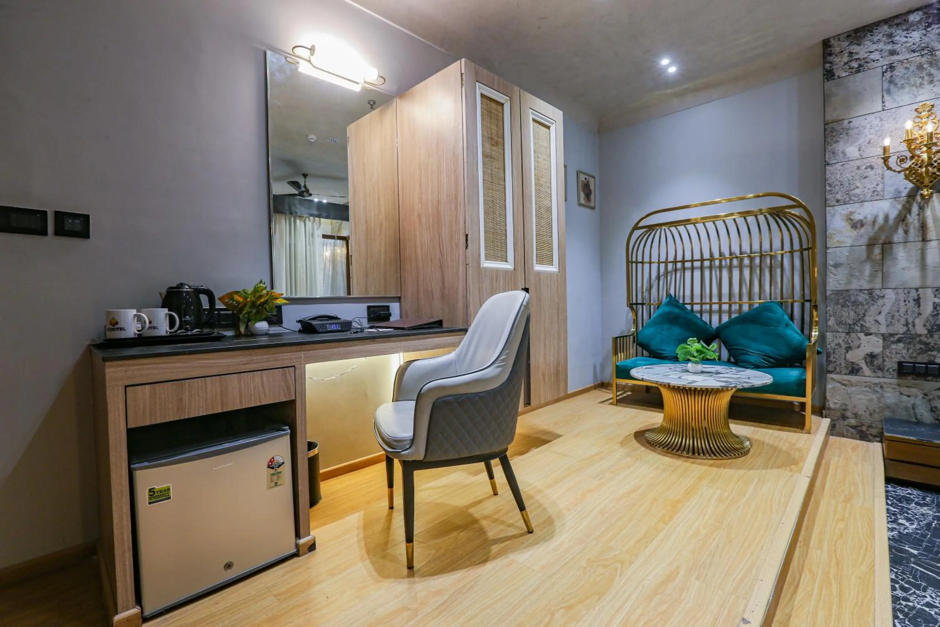 Seating area in Aceotel Select Aria, Bhopal -A Luxury Boutique Hotel