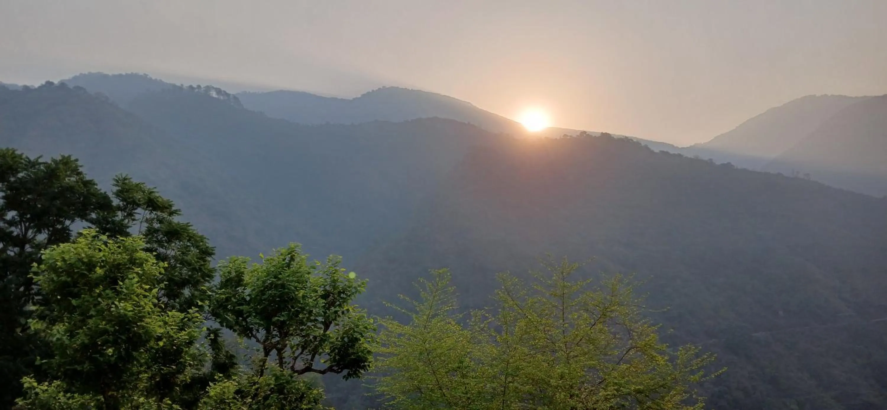 Sunrise in Paatli Fort Estate Resort