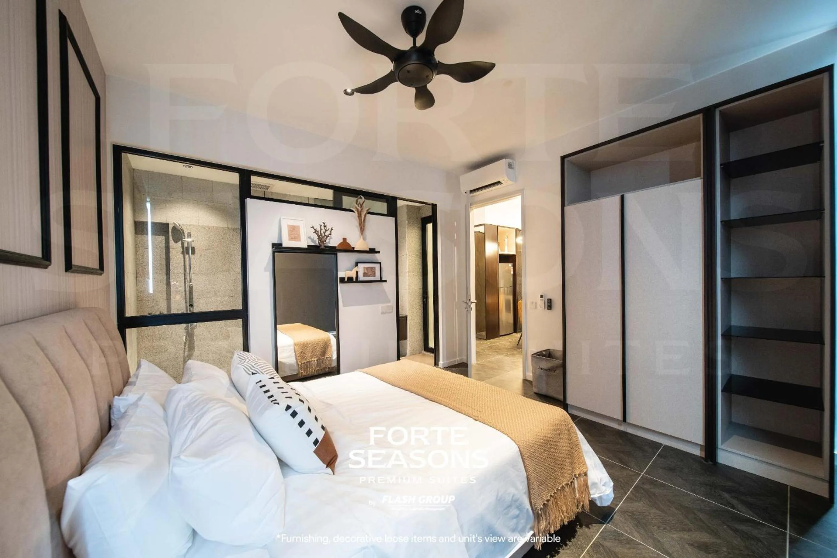 Bed in Forte Seasons Scarletz Premium Suites @ KLCC