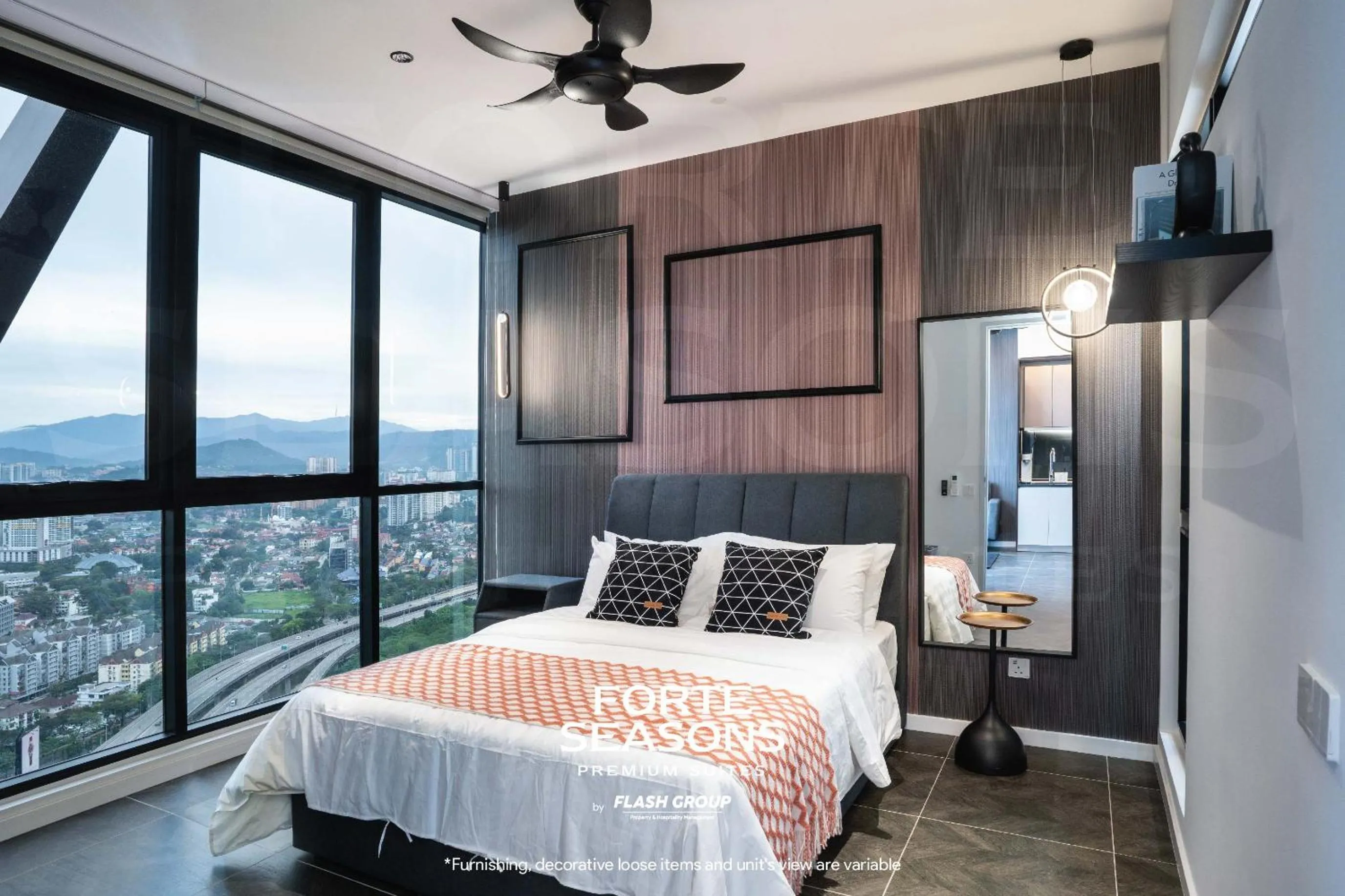 Bed in Forte Seasons Scarletz Premium Suites @ KLCC