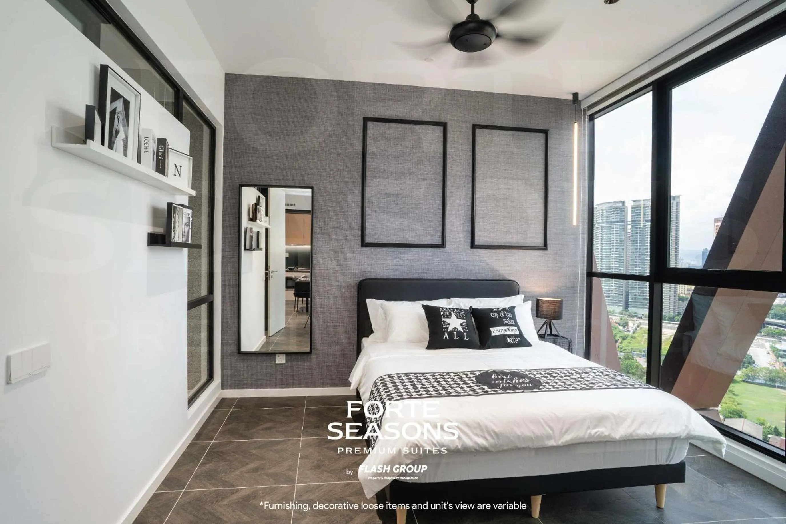 Bed in Forte Seasons Scarletz Premium Suites @ KLCC