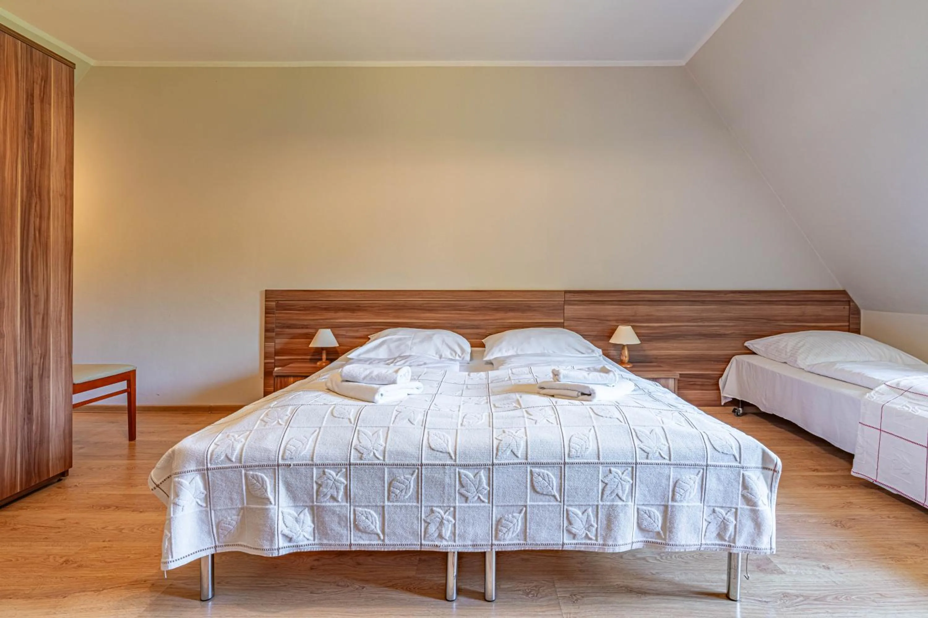 Bed in Willa Serafin-basen, sauny i jacuzzi w Willa Baciarka dodatkowo płatne