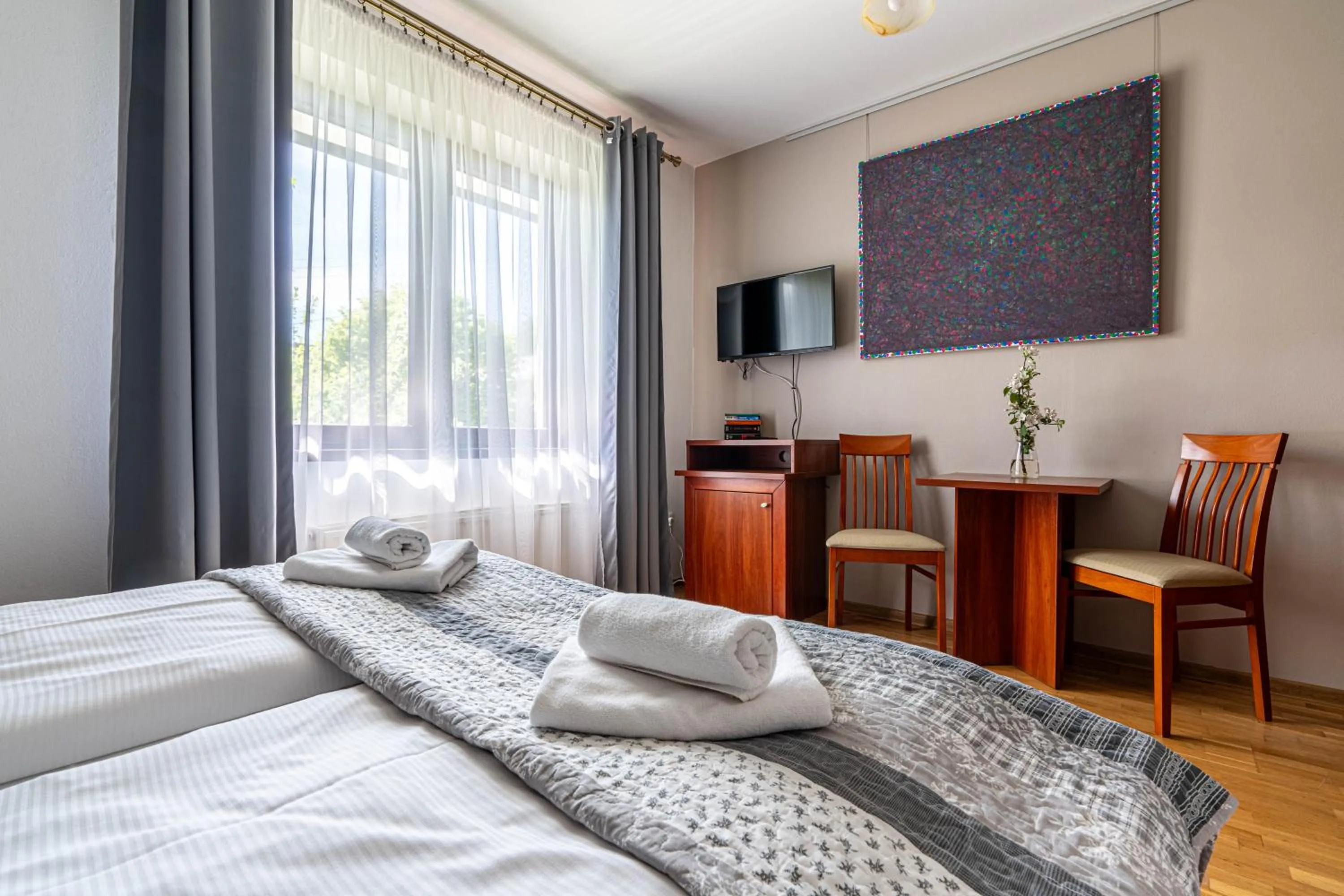 Bed in Willa Serafin-basen, sauny i jacuzzi w Willa Baciarka dodatkowo płatne