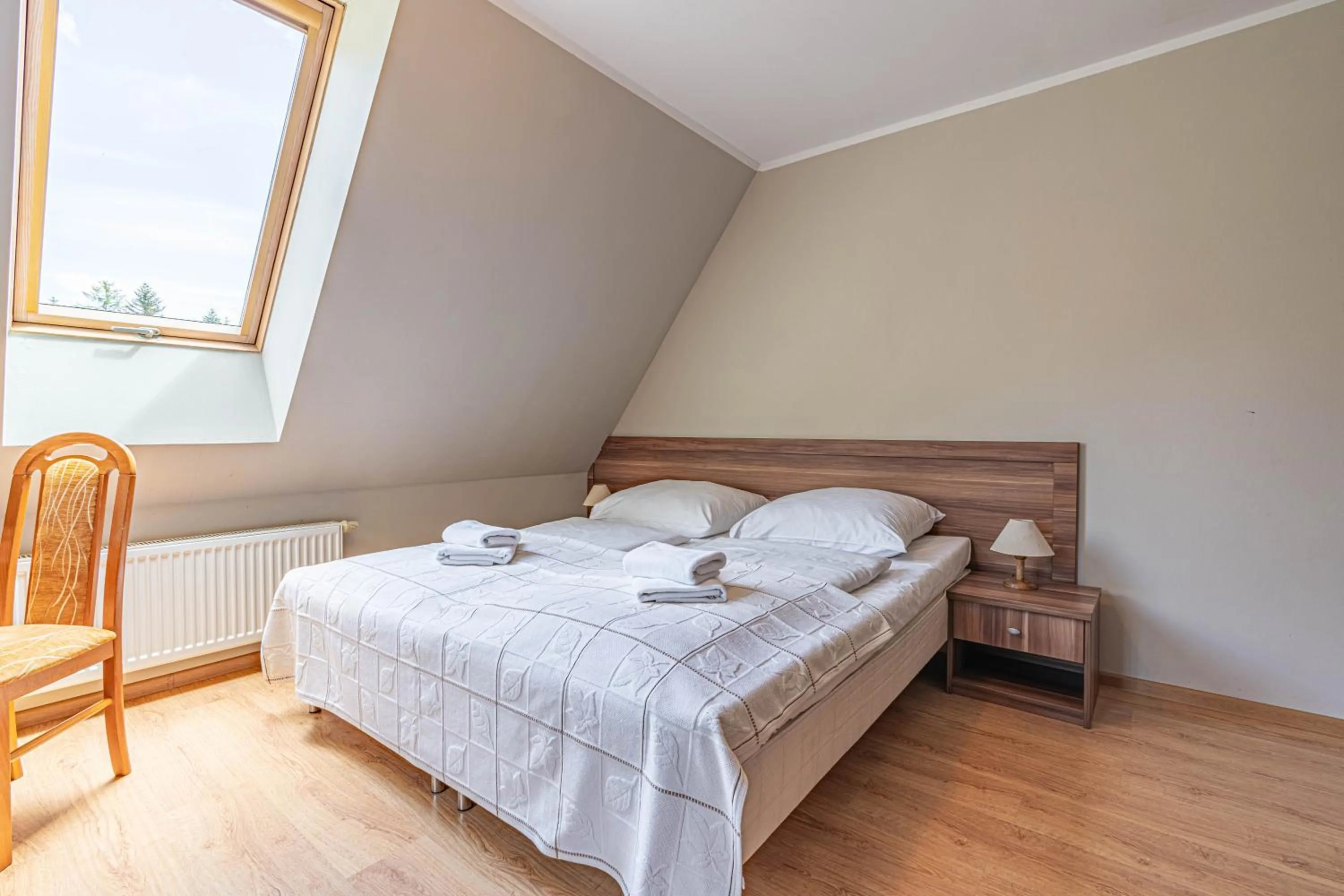 Bed in Willa Serafin-basen, sauny i jacuzzi w Willa Baciarka dodatkowo płatne