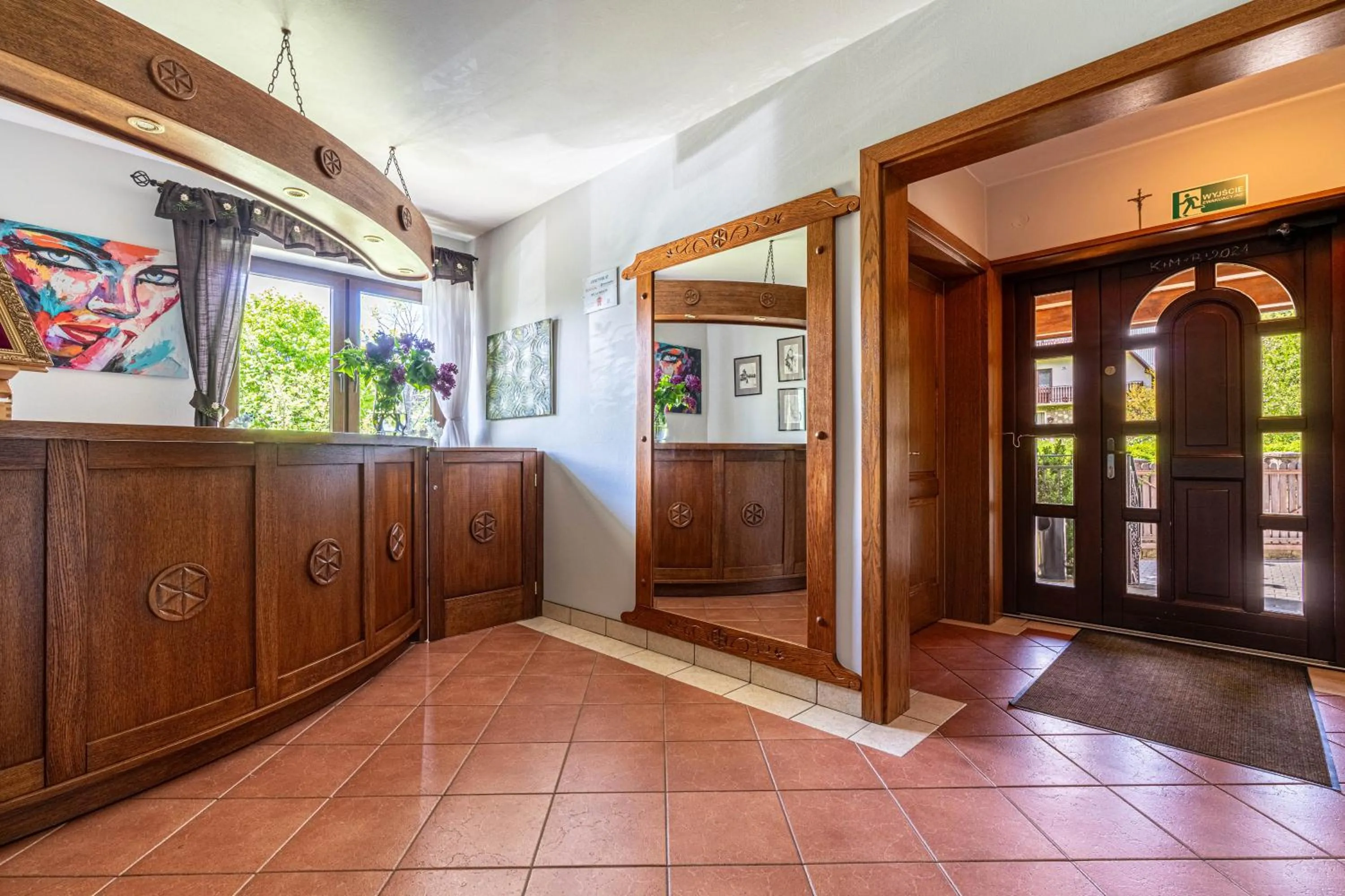 Lobby or reception in Willa Serafin-basen, sauny i jacuzzi w Willa Baciarka dodatkowo płatne