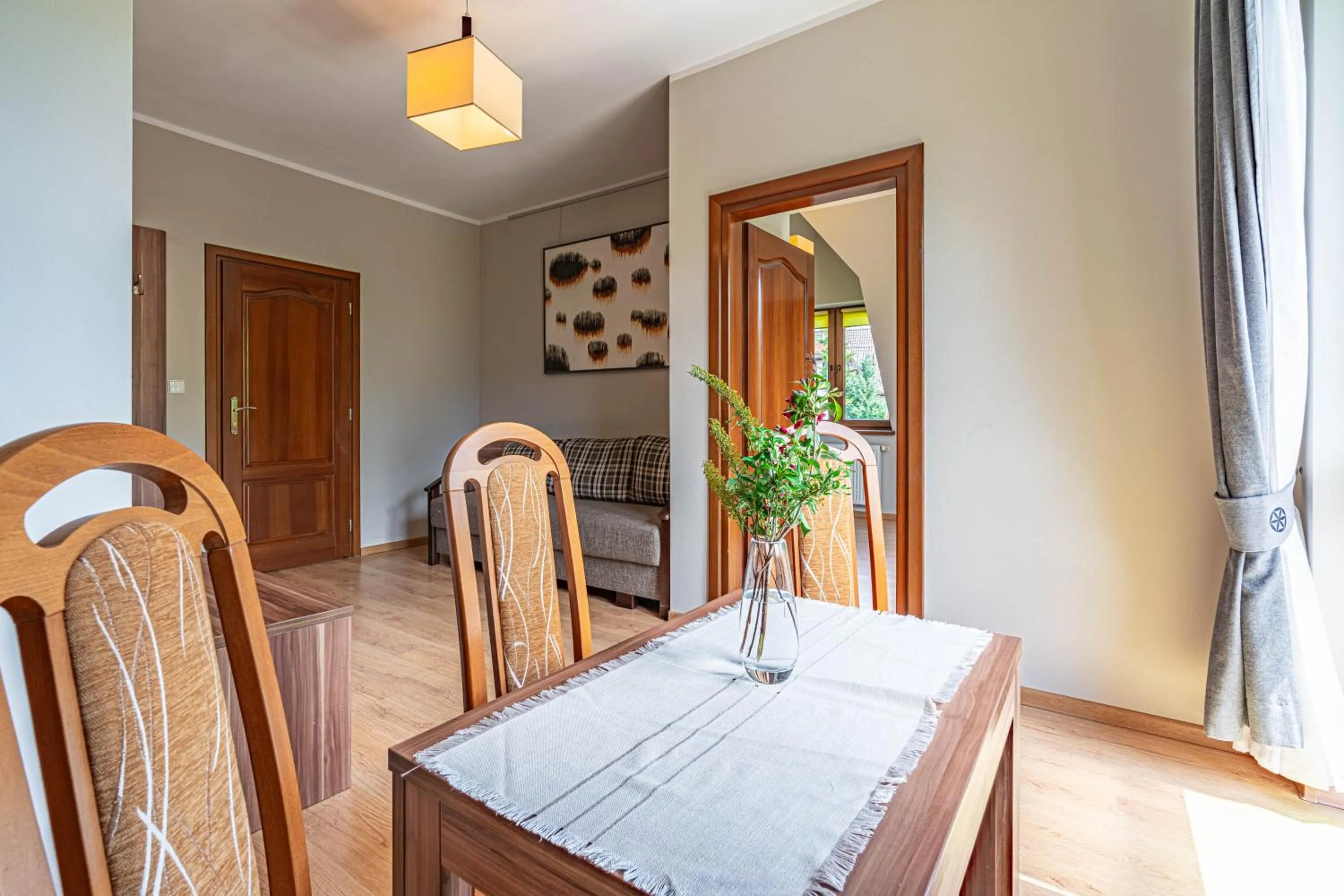 Kitchen or kitchenette, Bed in Willa Serafin-basen, sauny i jacuzzi w Willa Baciarka dodatkowo płatne