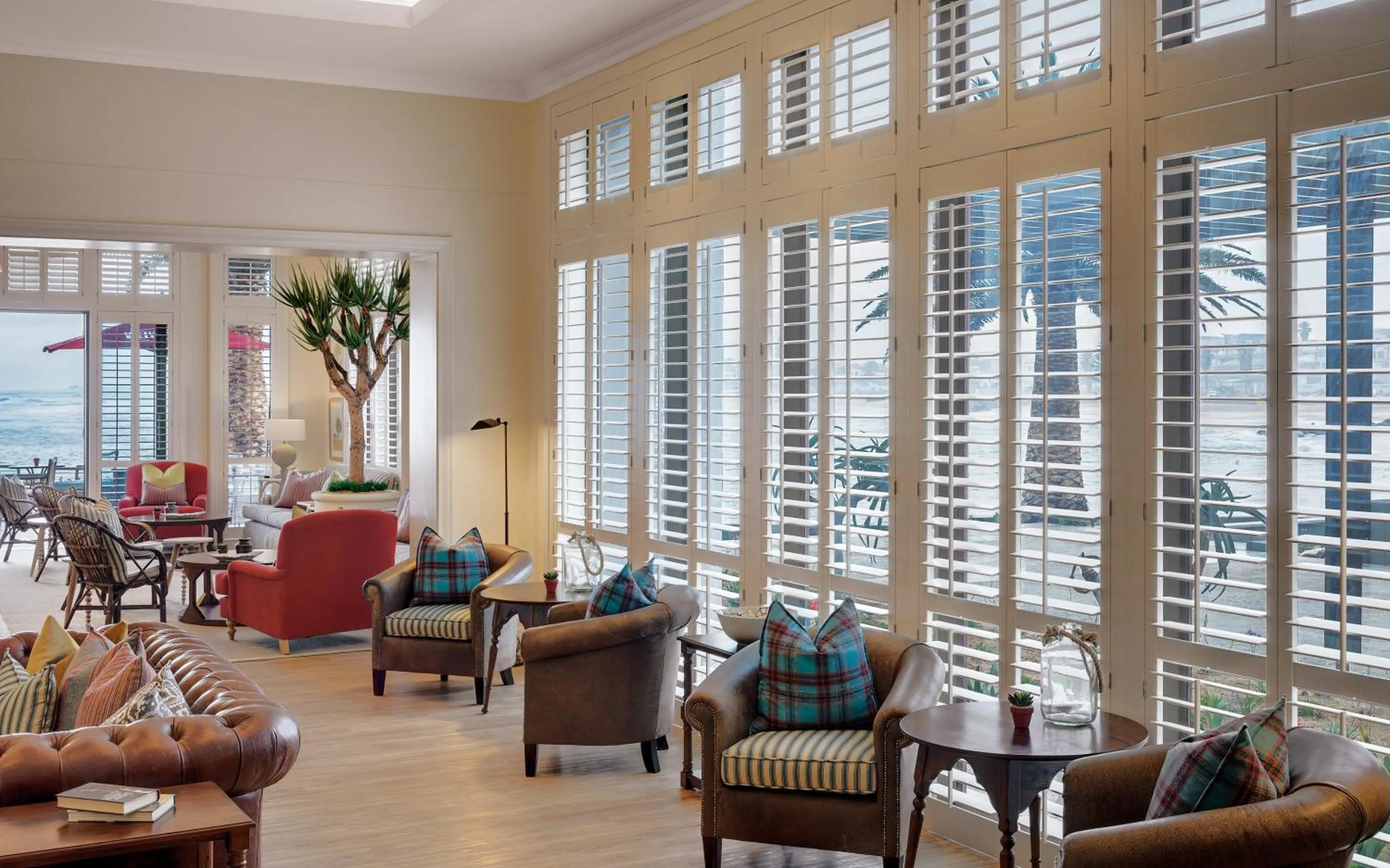 Seating area in Strand Hotel Swakopmund