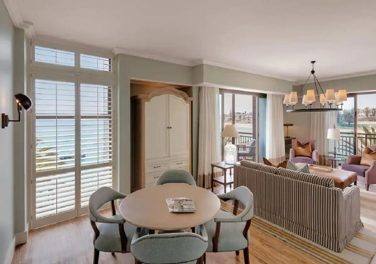 Living room in Strand Hotel Swakopmund