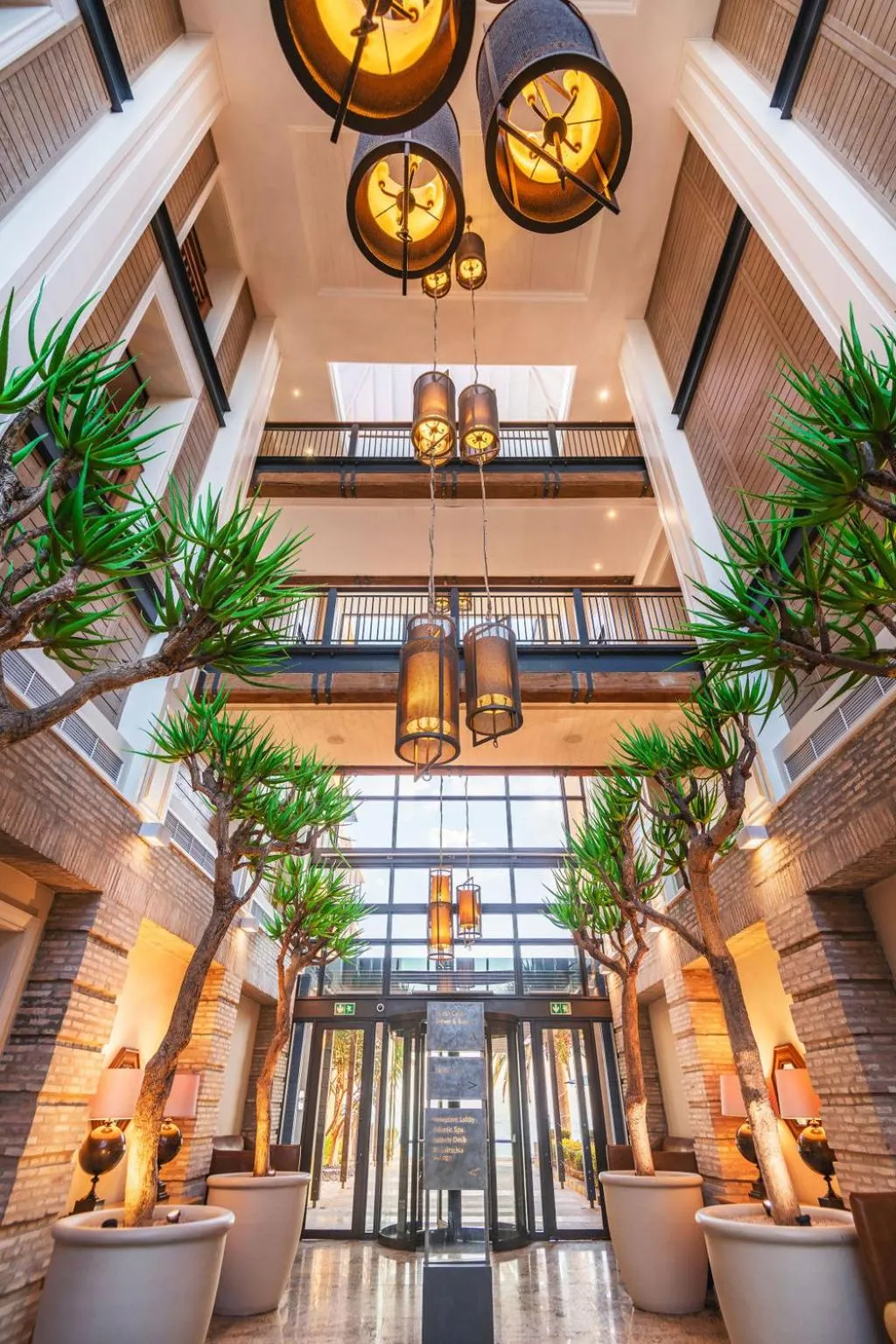 Text overlay in Strand Hotel Swakopmund