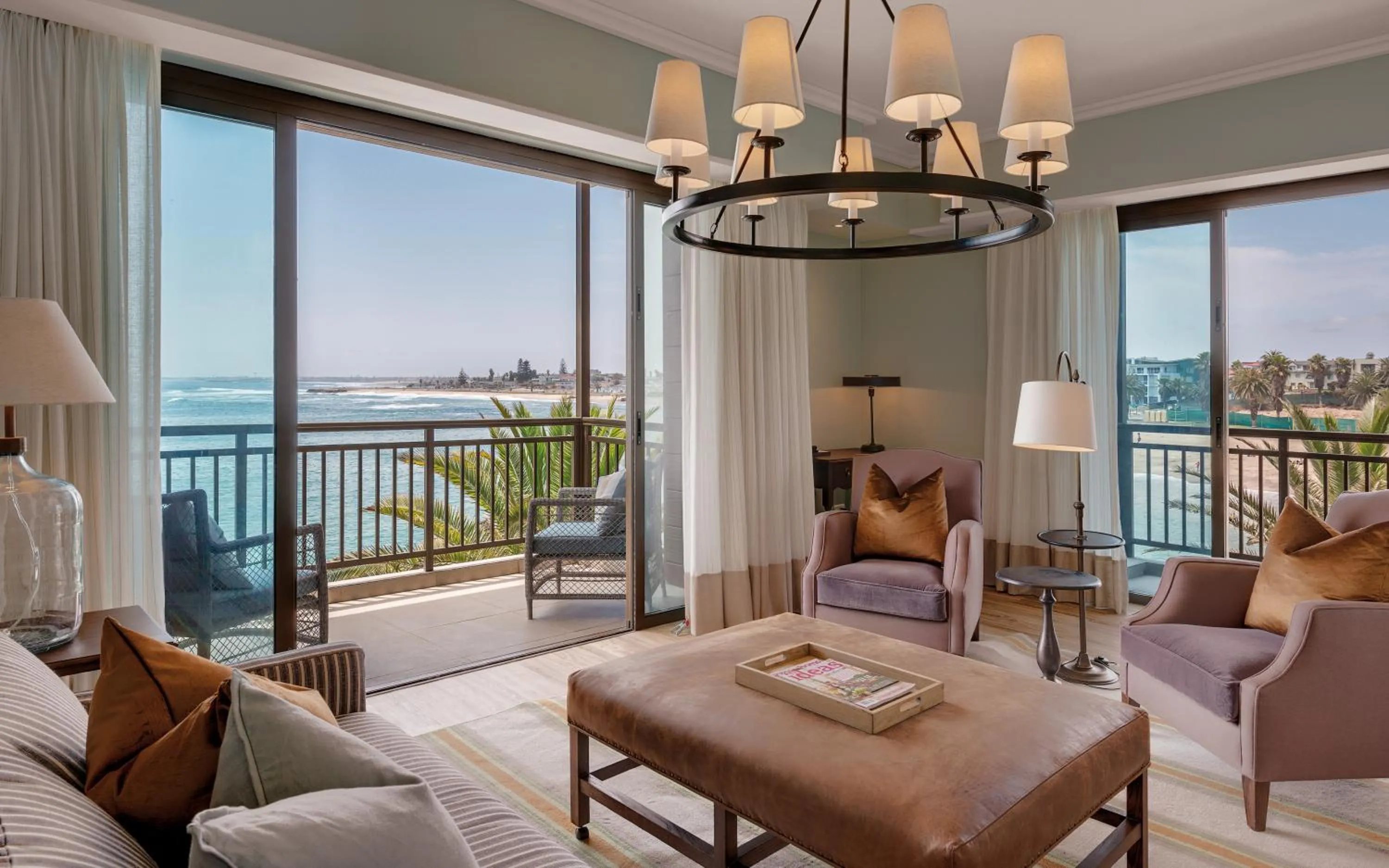 Living room in Strand Hotel Swakopmund