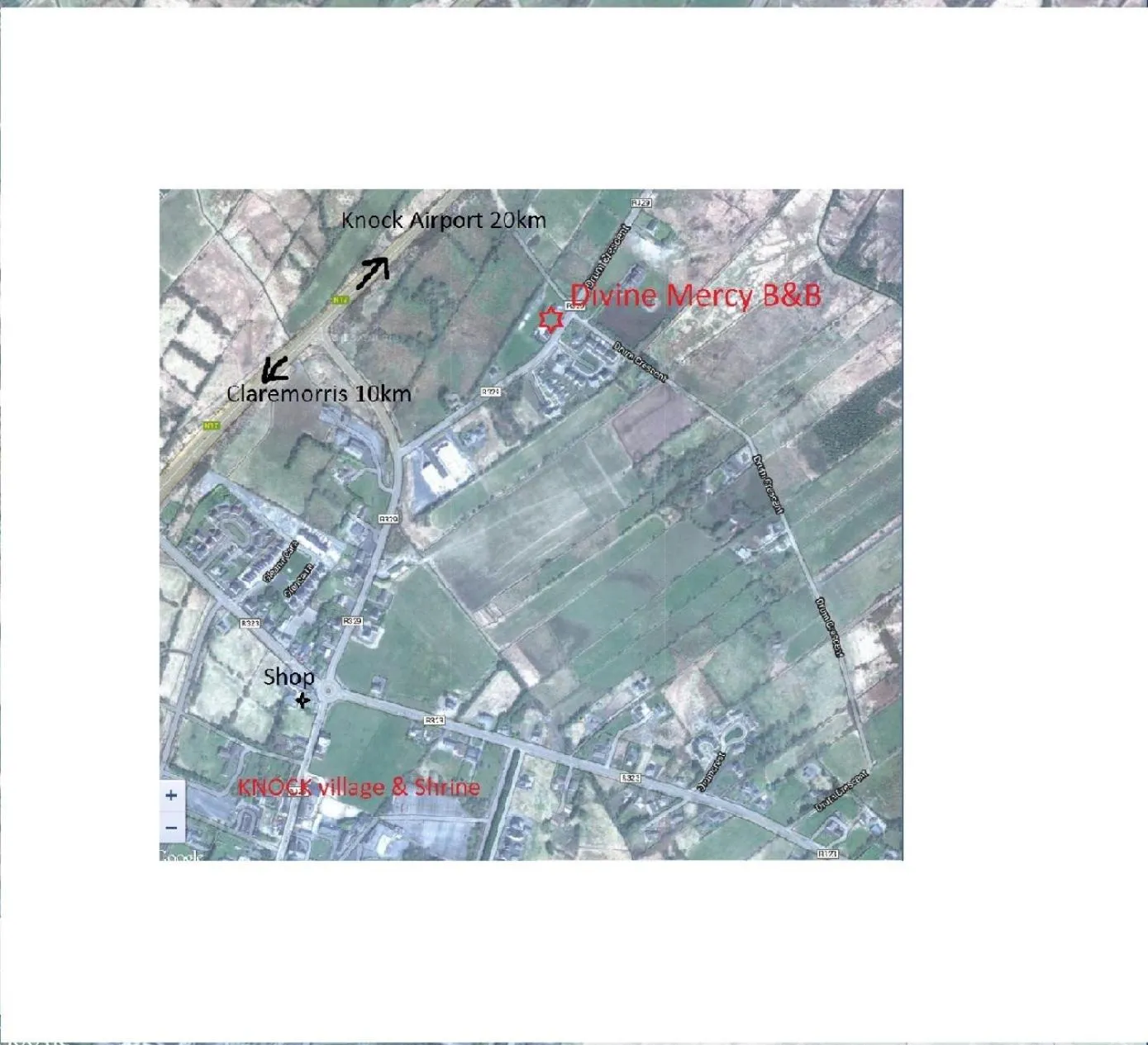 Natural landscape in Divine Mercy B&B