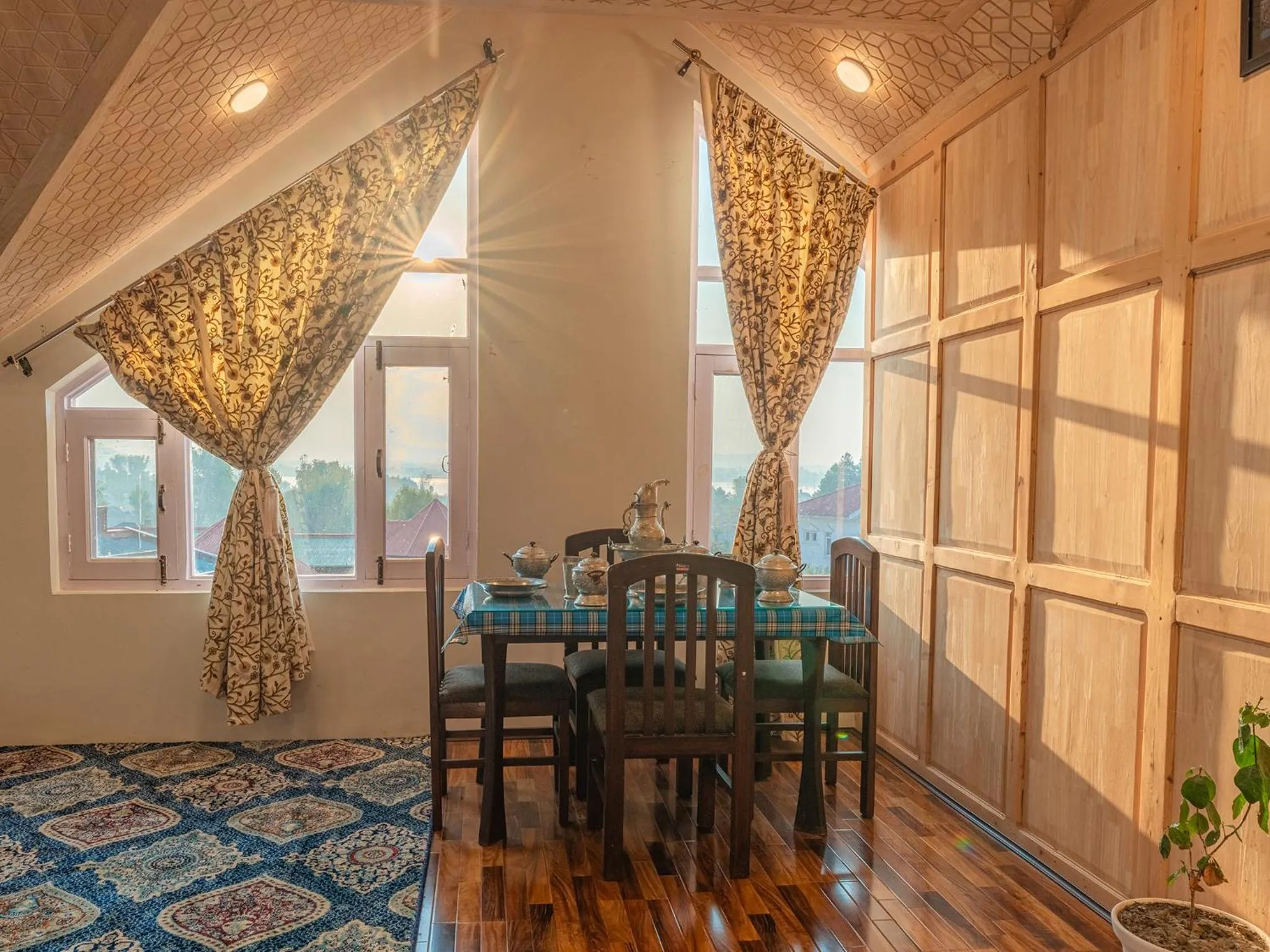 Living room in Moustache Srinagar