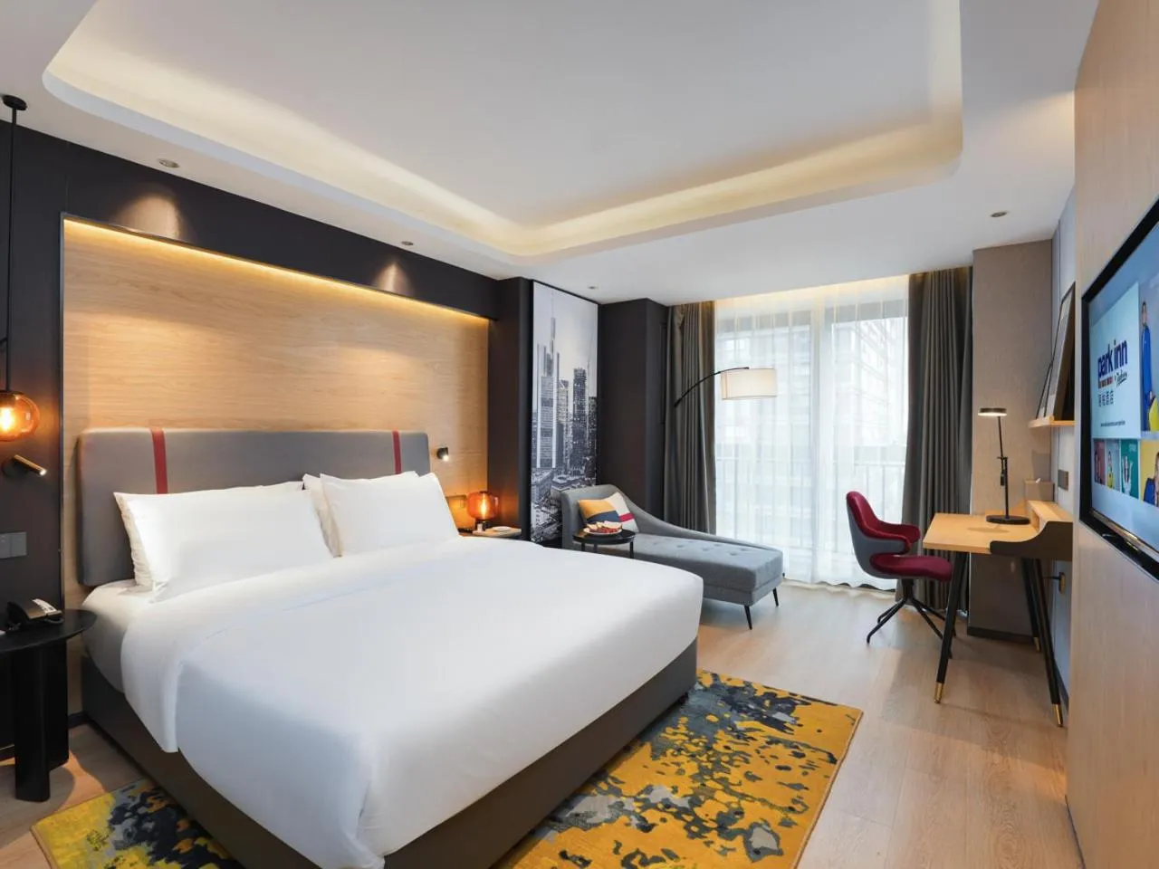 Bedroom, Bed in Park Inn by Radisson Chongqing Yuelai International Expo Center