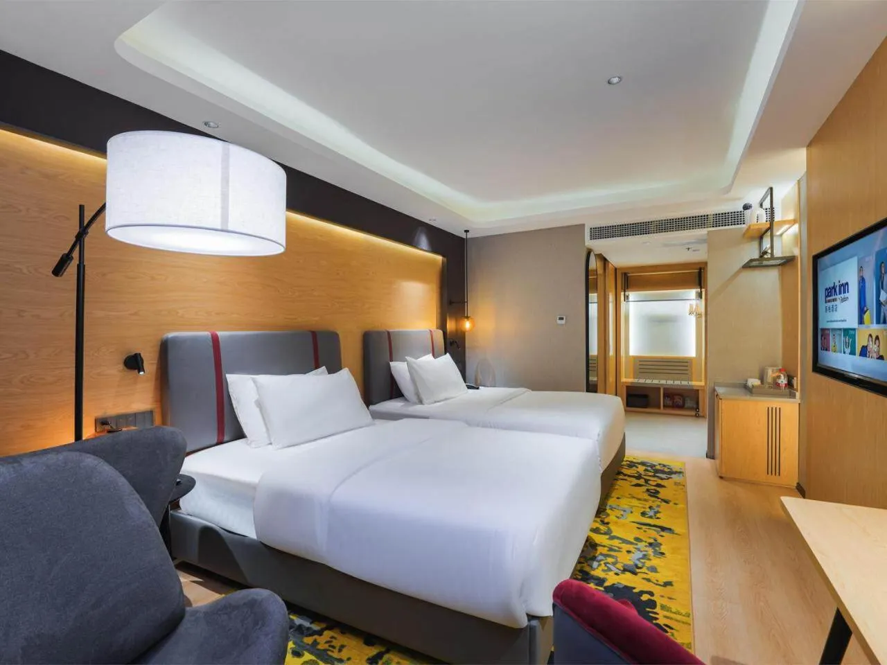 Bed in Park Inn by Radisson Chongqing Yuelai International Expo Center