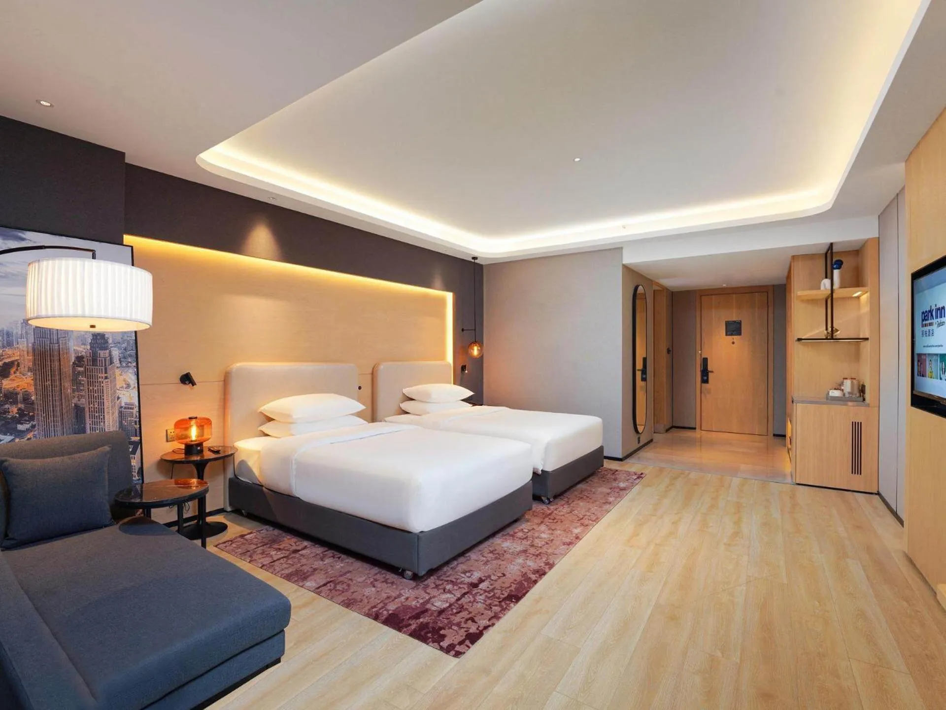 Photo of the whole room, Bed in Park Inn by Radission Tianjin Binhai International Airport