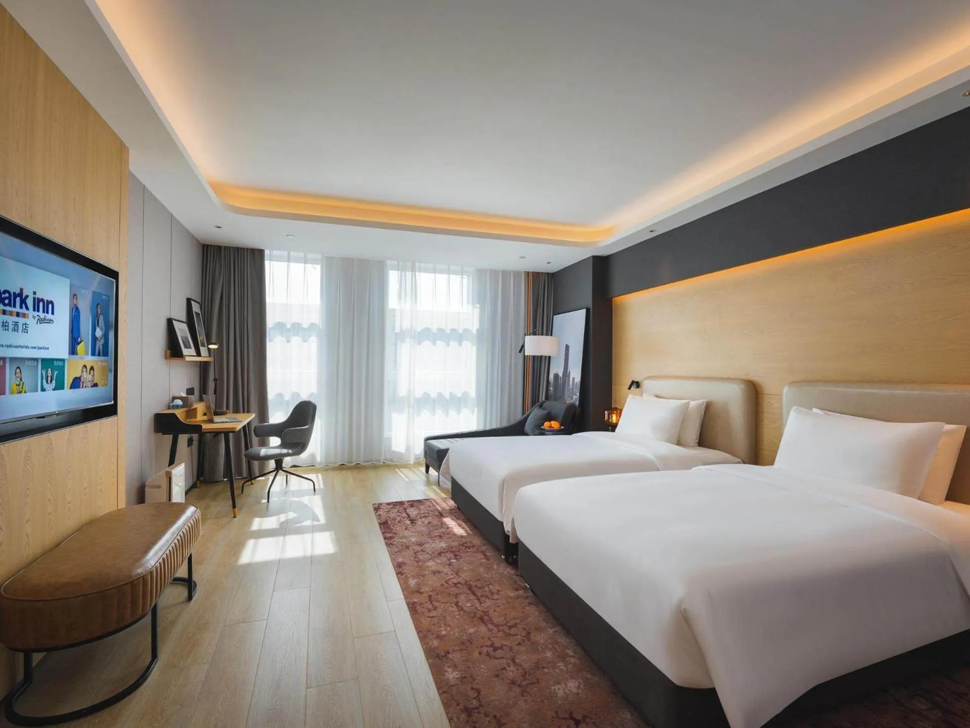 Photo of the whole room, Bed in Park Inn by Radission Tianjin Binhai International Airport